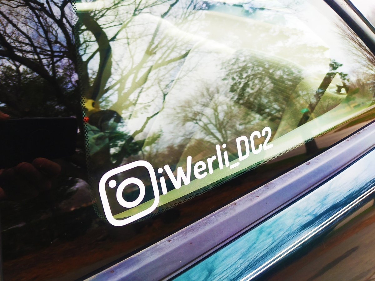 Instagram Name Sticker, Instagram Name Decal, Custom Instagram Sticker, Personalized Instagram Sticker, Holographic Instagram Sticker - Rising Sun Decals - Instagram Name Sticker, Instagram Name Decal, Custom Instagram Sticker, Personalized Instagram Sticker, Holographic Instagram Sticker