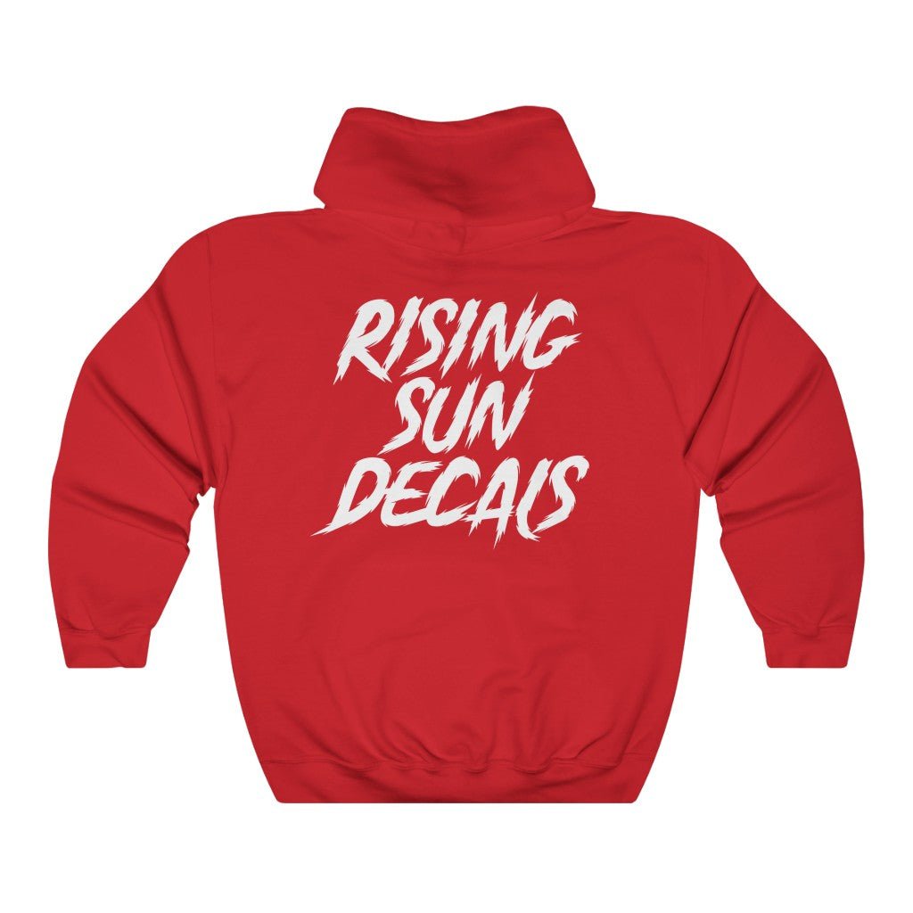 Rising Sun Decals VIP Kanji Hooded Sweatshirt - Rising Sun Decals - Rising Sun Decals VIP Kanji Hooded Sweatshirt