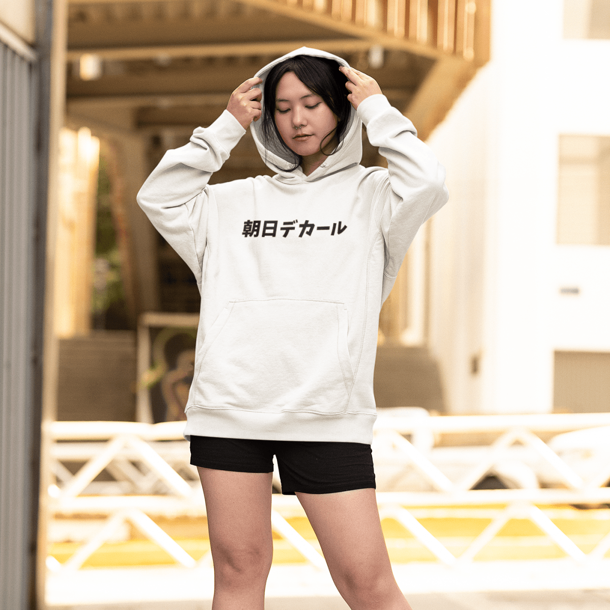 Rising Sun Decals Kanji Unisex Hooded Sweatshirt - Rising Sun Decals - Rising Sun Decals Kanji Unisex Hooded Sweatshirt