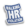 HR Violation Hard Hat Decal - Rising Sun Decals - HR Violation Hard Hat Decal