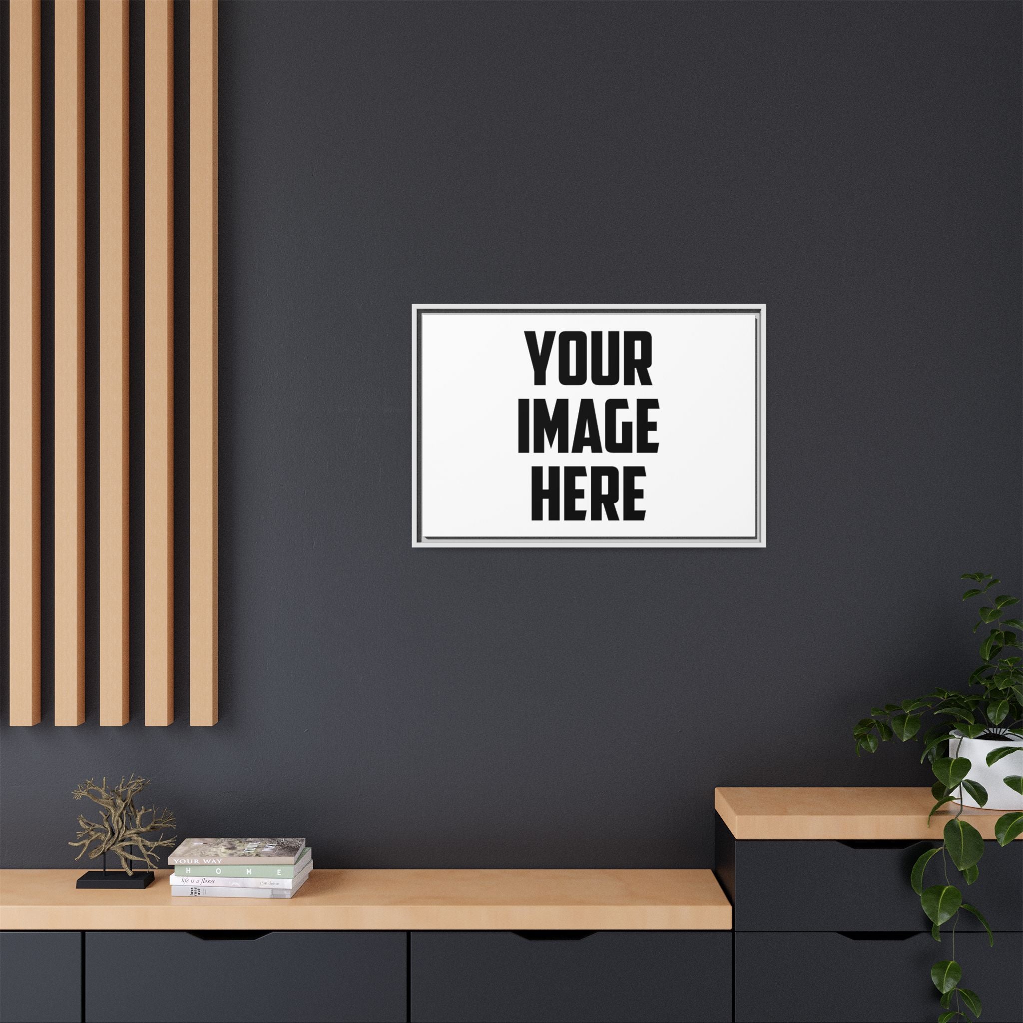 Matte Canvas, Framed (Multi-color)