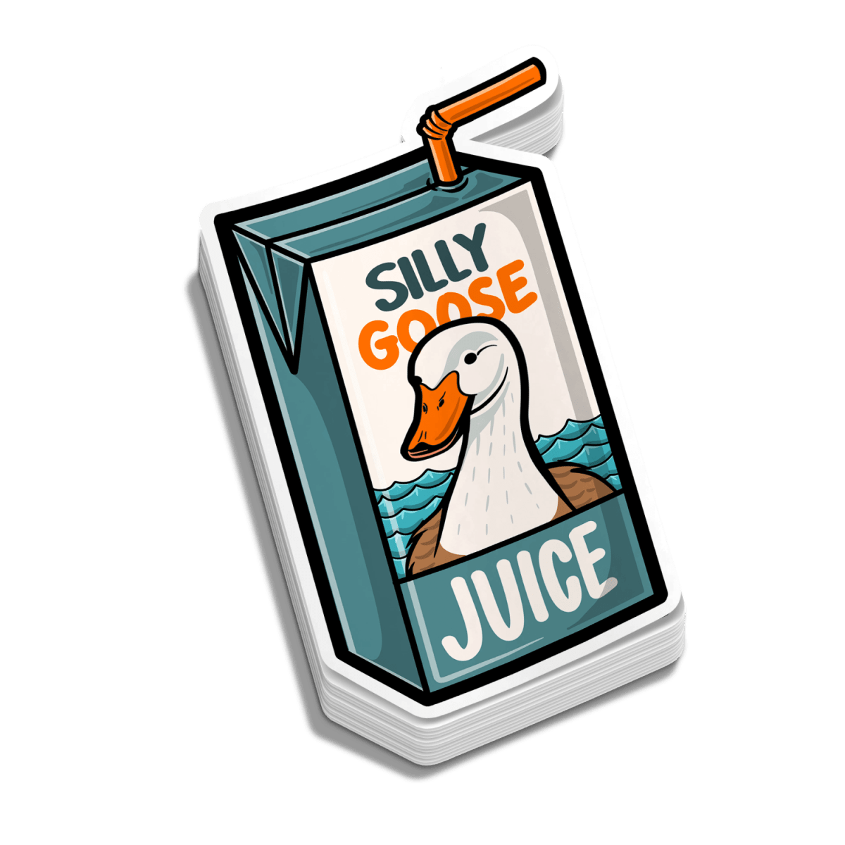 Silly Goose - Hard Hat Decal - Rising Sun Decals - Silly Goose - Hard Hat Decal