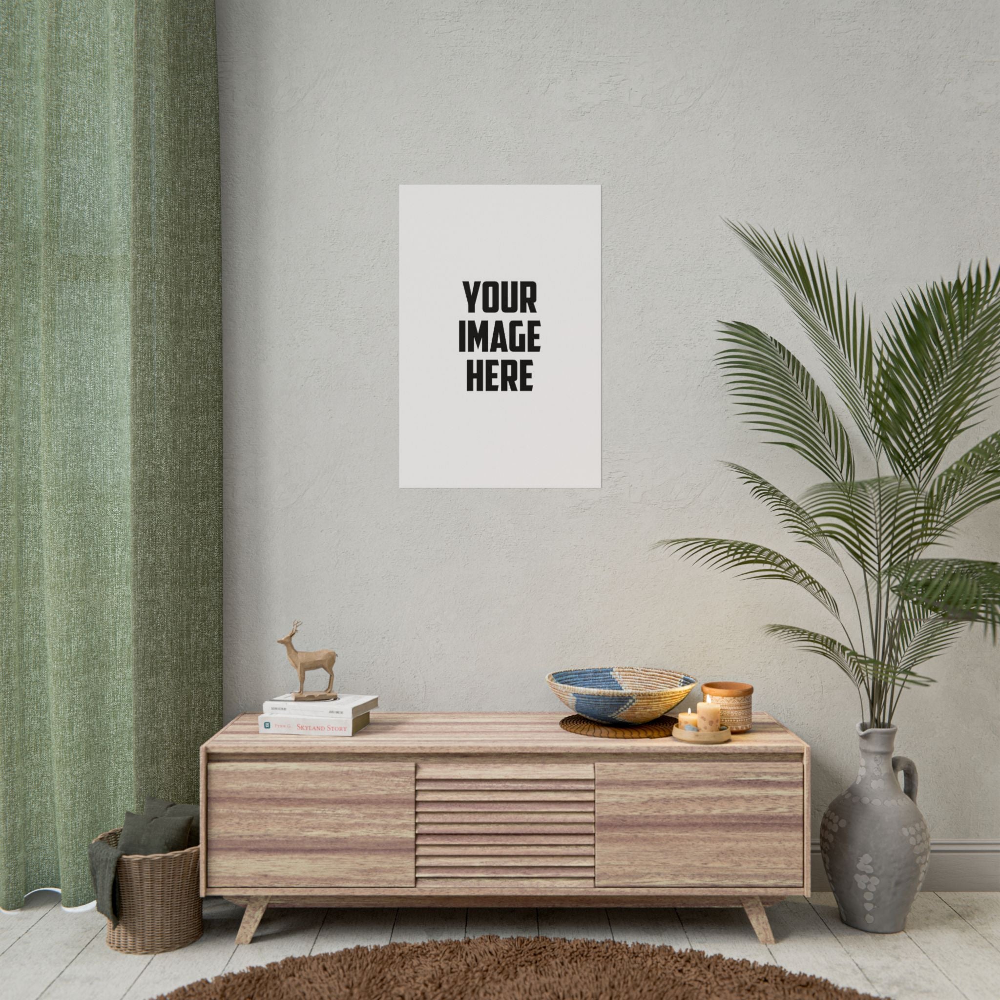 Rolled Poster Print – Custom Your Image Here Wall Art (High‑Quality Rolled Poster)