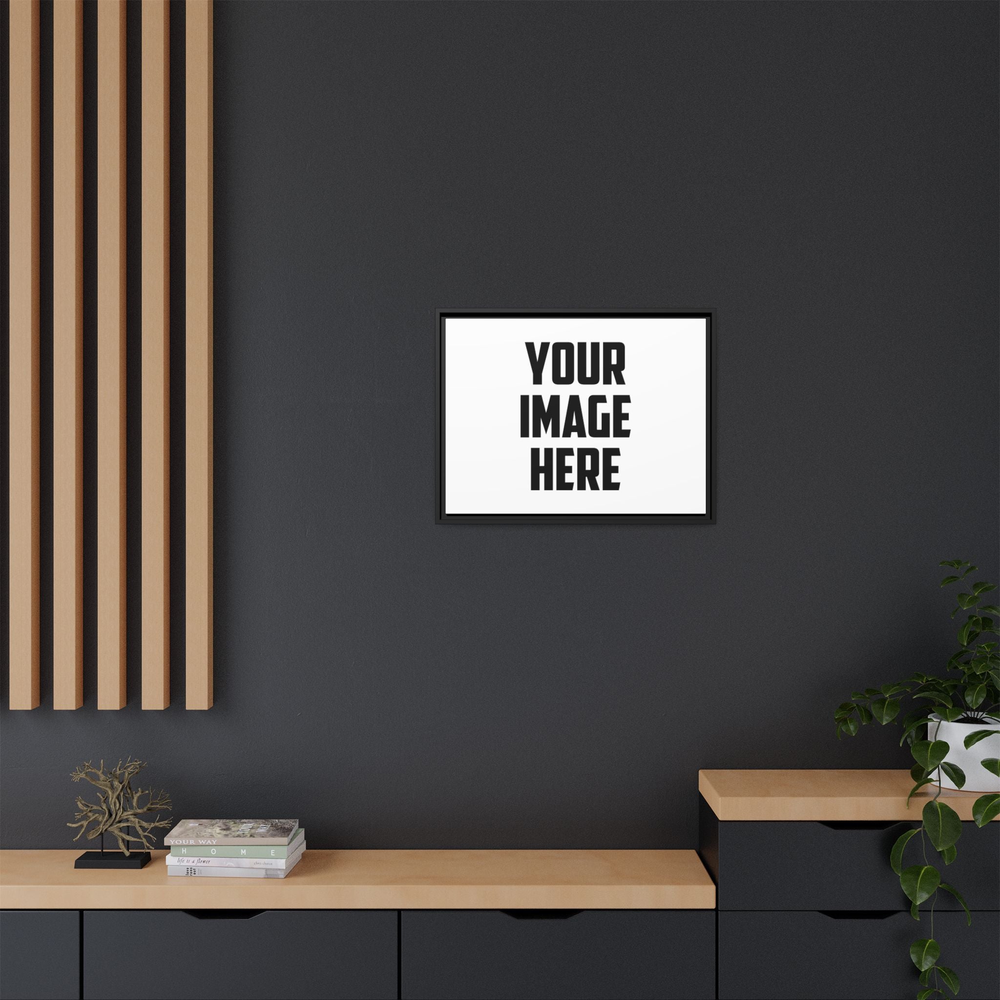 Matte Canvas, Framed (Multi-color)