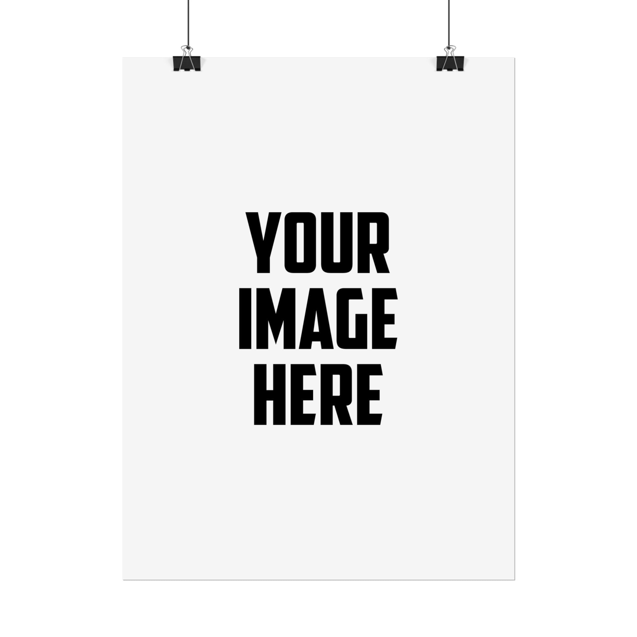 Rolled Poster Print – Custom Your Image Here Wall Art (High‑Quality Rolled Poster)