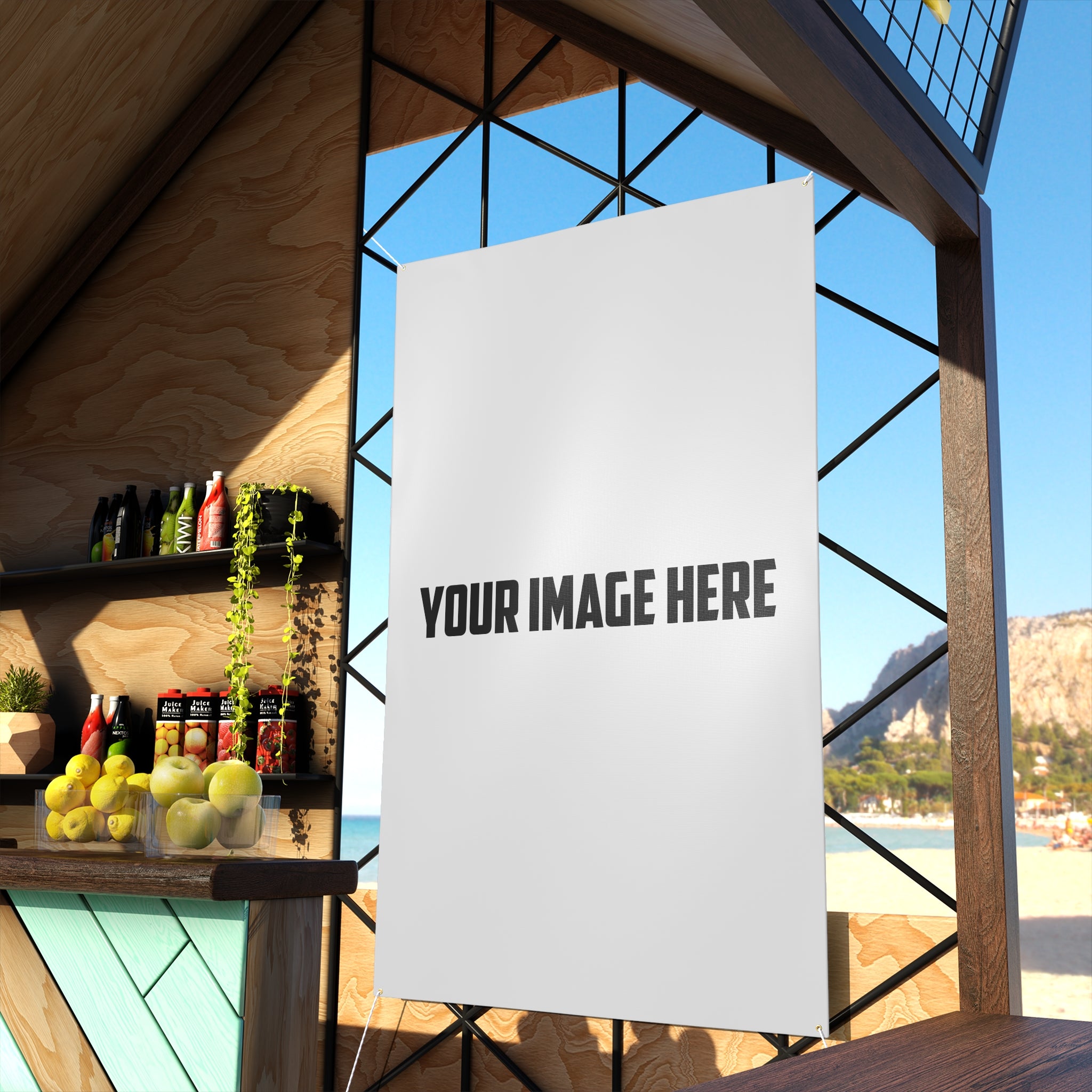Custom Matte Banner - Personalized Outdoor/Indoor Sign (Your Image Here)