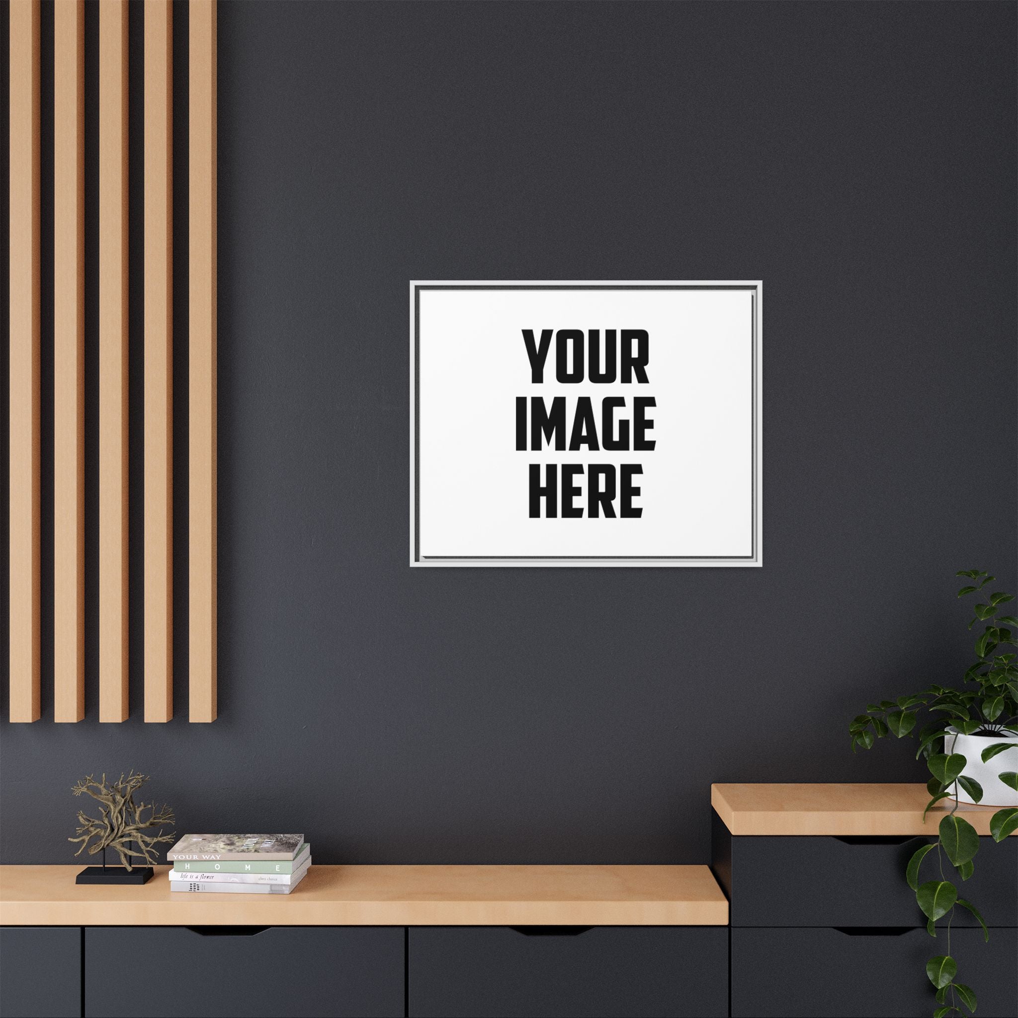 Matte Canvas, Framed (Multi-color)