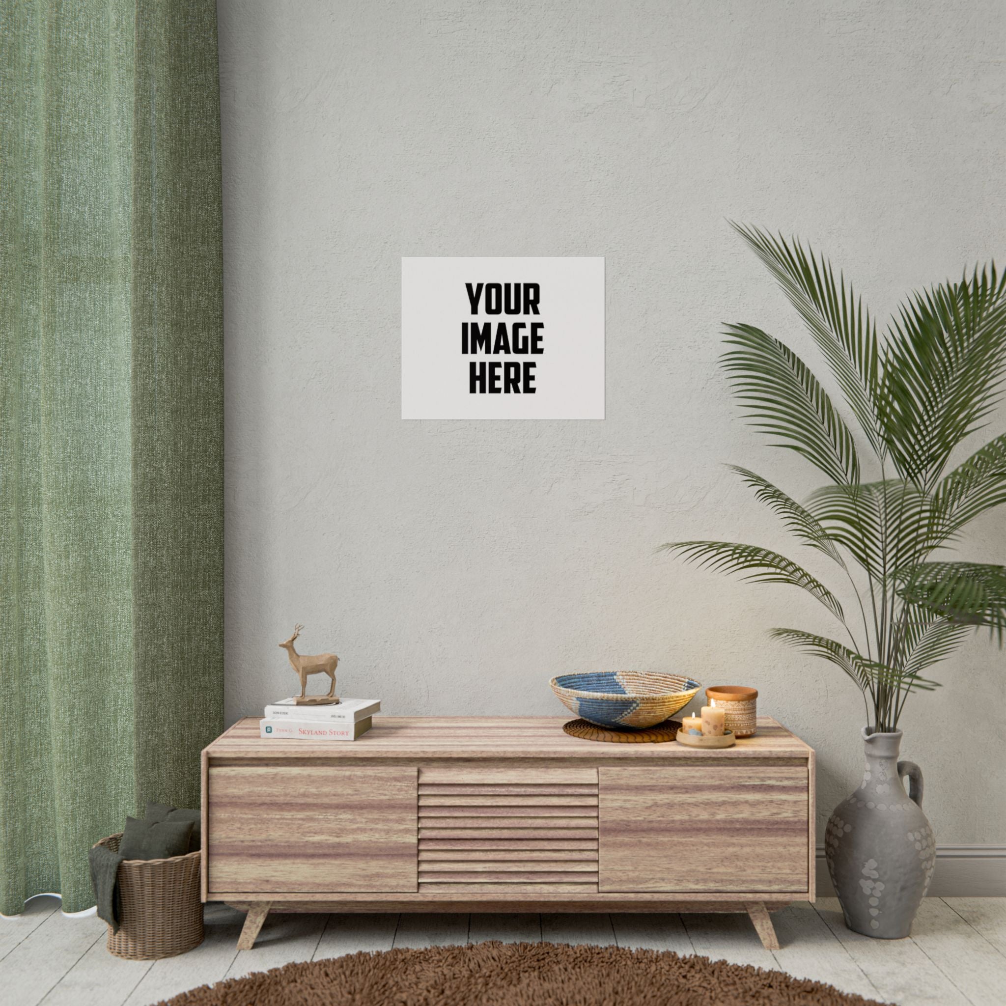Rolled Poster Print – Custom Your Image Here Wall Art (High‑Quality Rolled Poster)