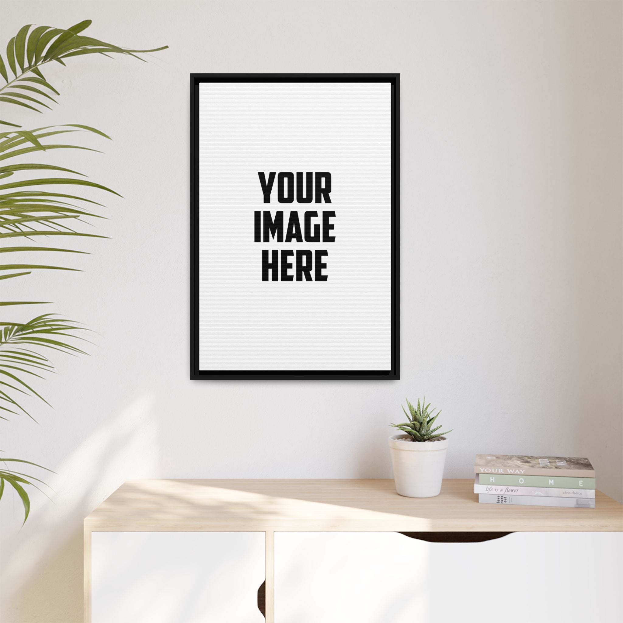 Matte Canvas, Framed (Multi-color)