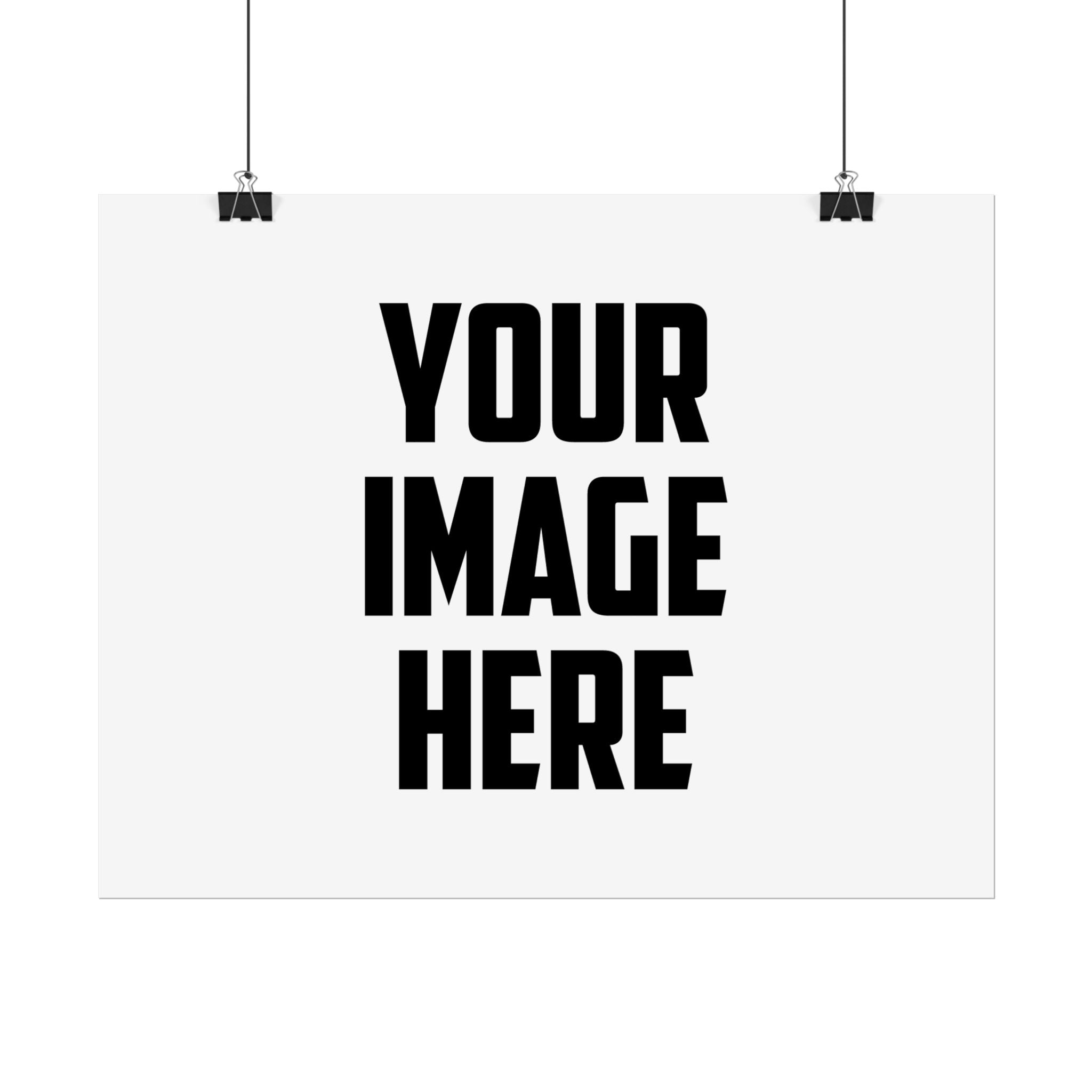 Rolled Poster Print – Custom Your Image Here Wall Art (High‑Quality Rolled Poster)