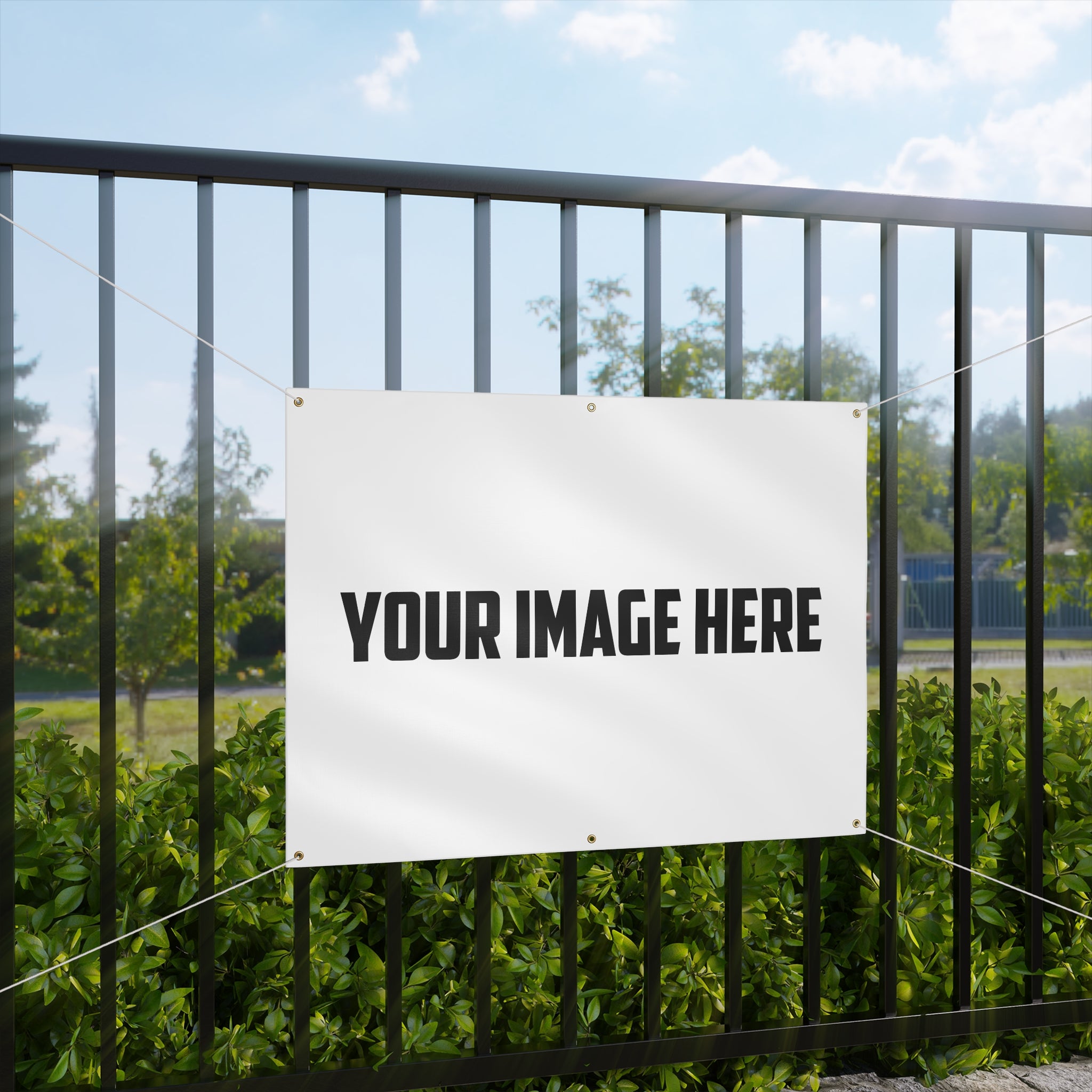 Custom Matte Banner - Personalized Outdoor/Indoor Sign (Your Image Here)