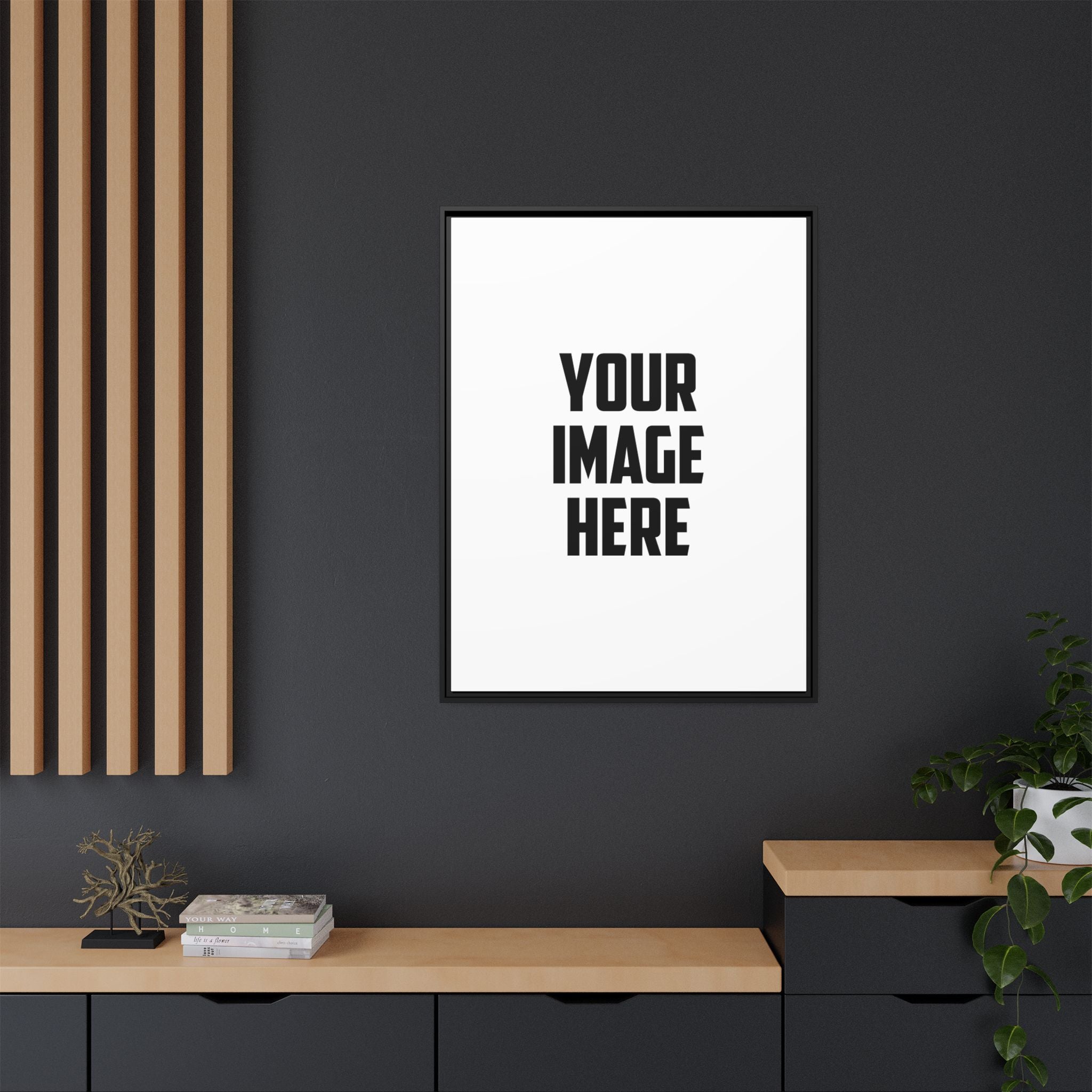 Matte Canvas, Framed (Multi-color)