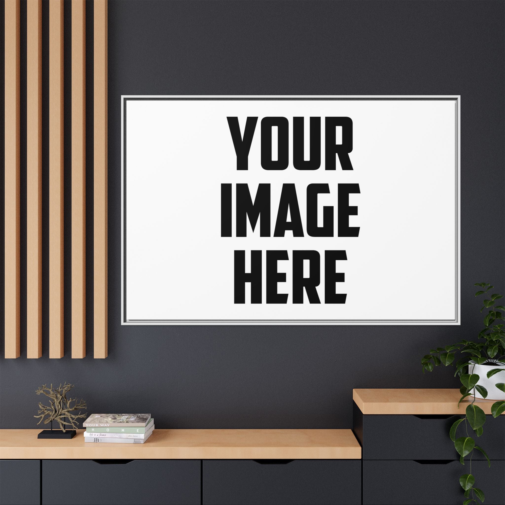 Matte Canvas, Framed (Multi-color)