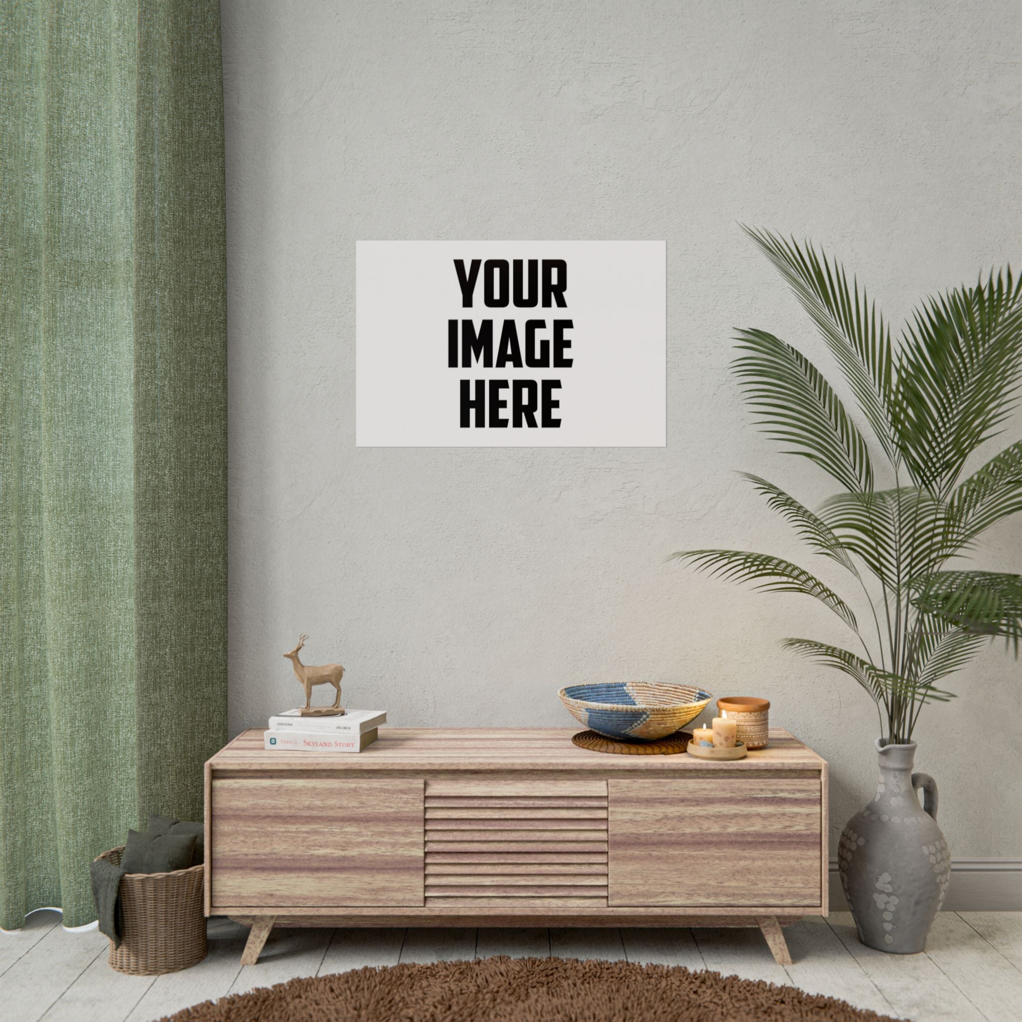 Rolled Poster Print – Custom Your Image Here Wall Art (High‑Quality Rolled Poster)