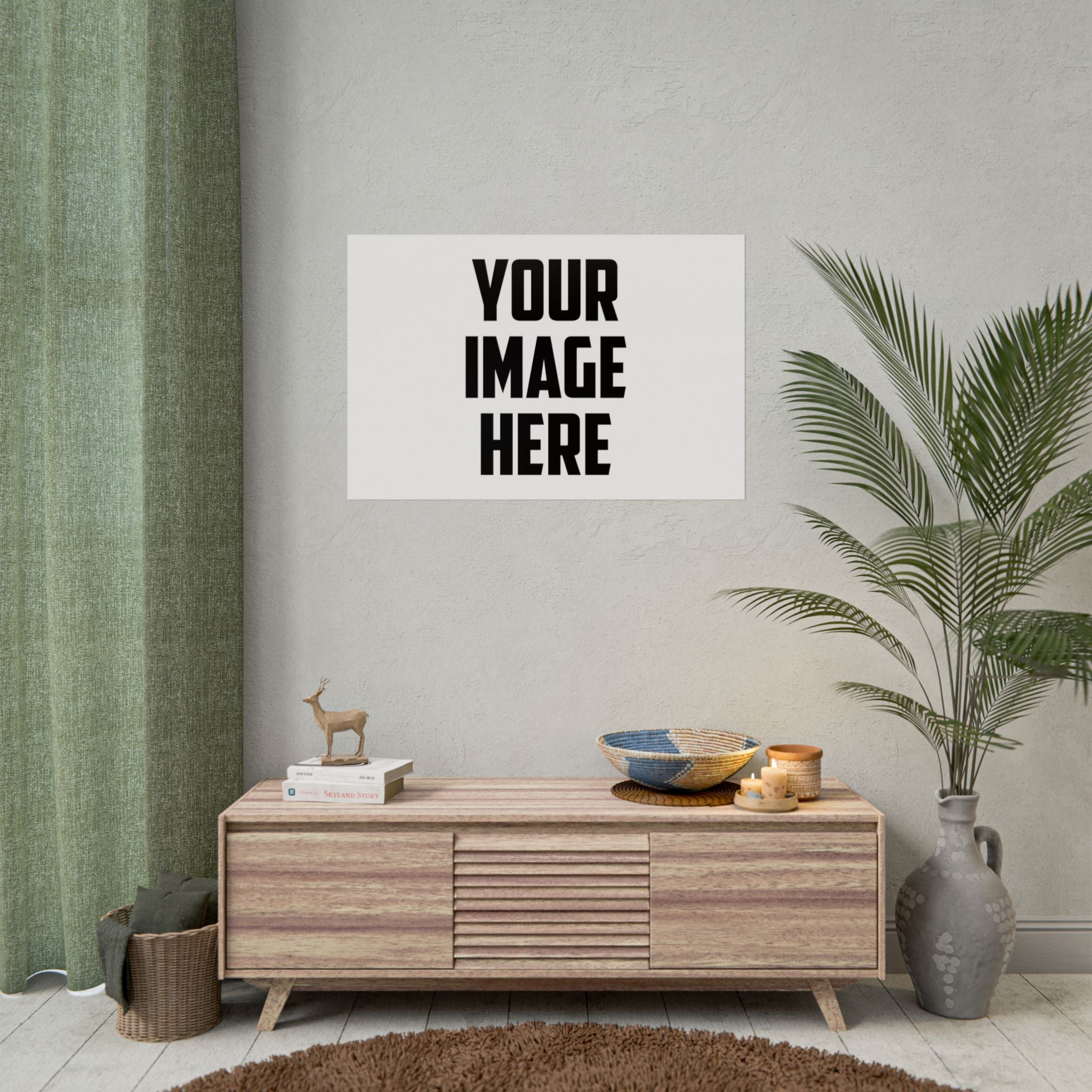 Rolled Poster Print – Custom Your Image Here Wall Art (High‑Quality Rolled Poster)