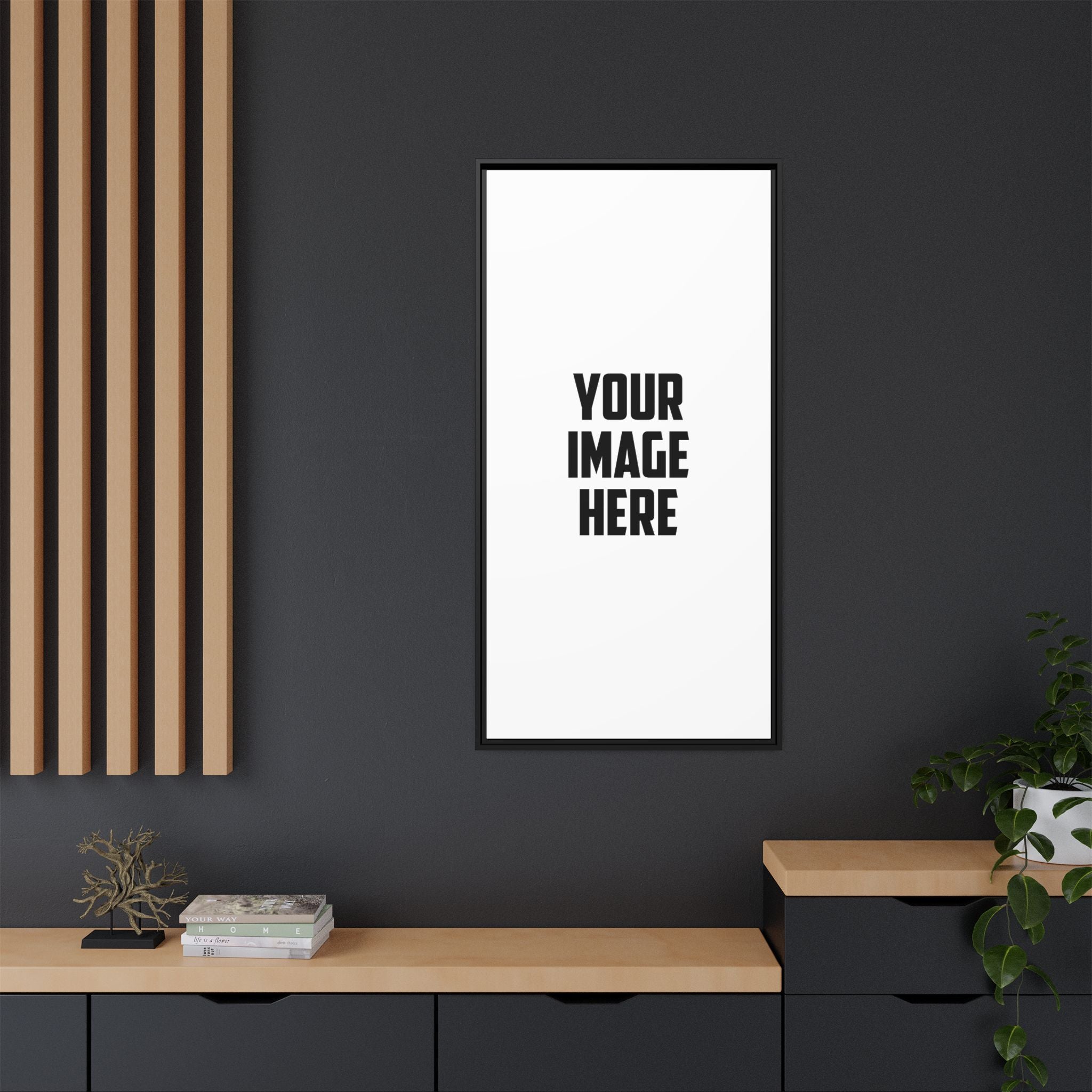 Matte Canvas, Framed (Multi-color)