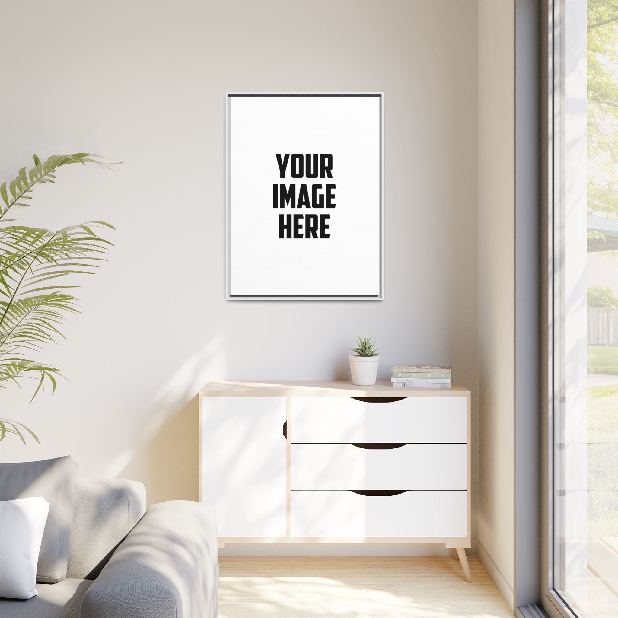 Matte Canvas, Framed (Multi-color)