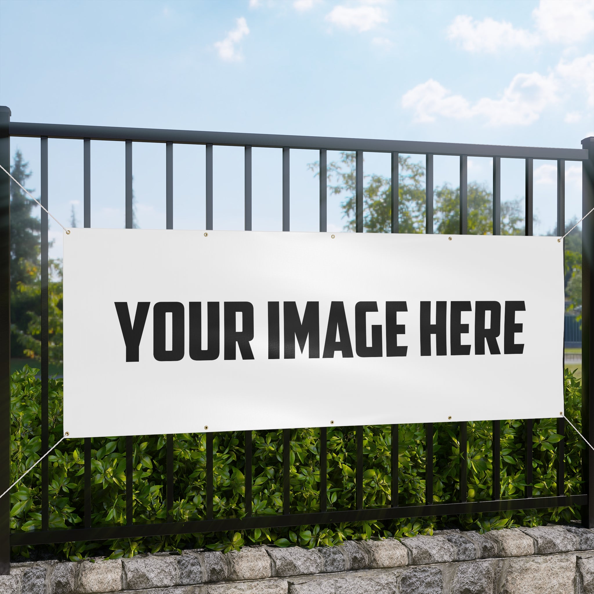 Custom Matte Banner - Personalized Outdoor/Indoor Sign (Your Image Here)