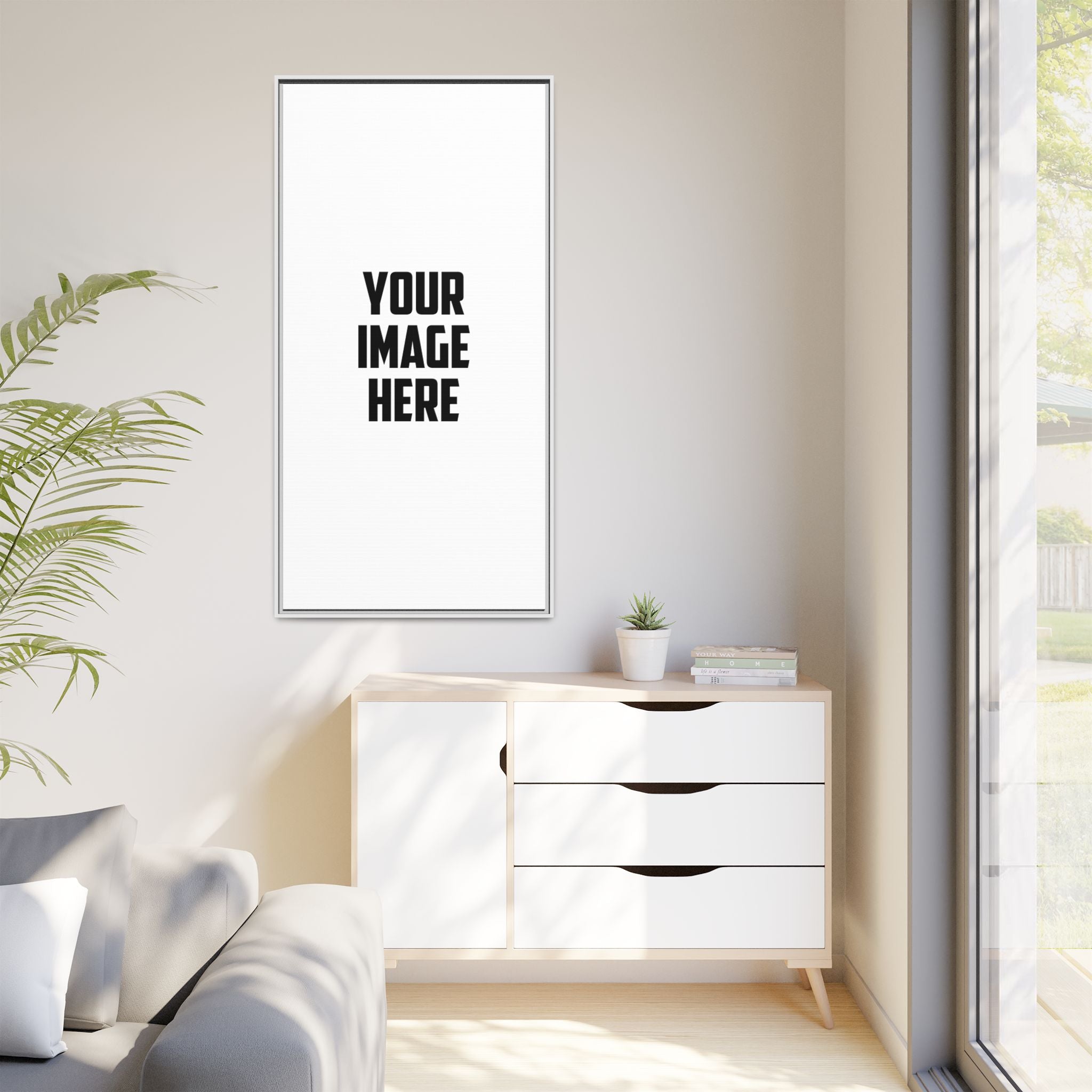 Matte Canvas, Framed (Multi-color)