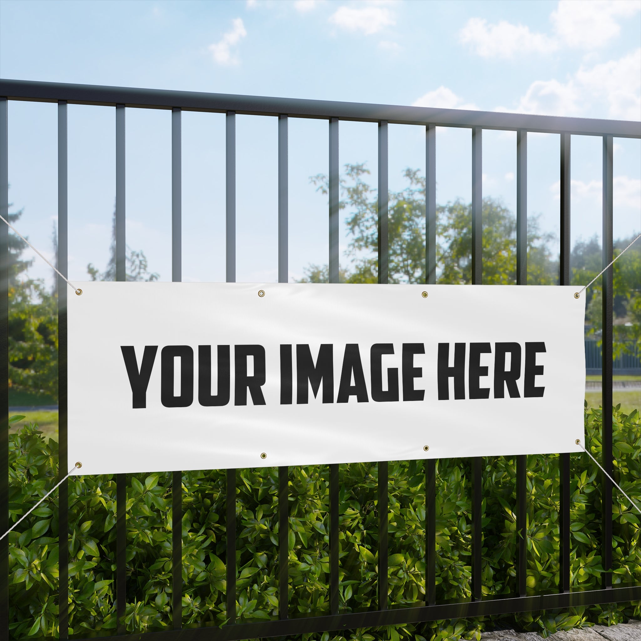 Custom Matte Banner - Personalized Outdoor/Indoor Sign (Your Image Here)