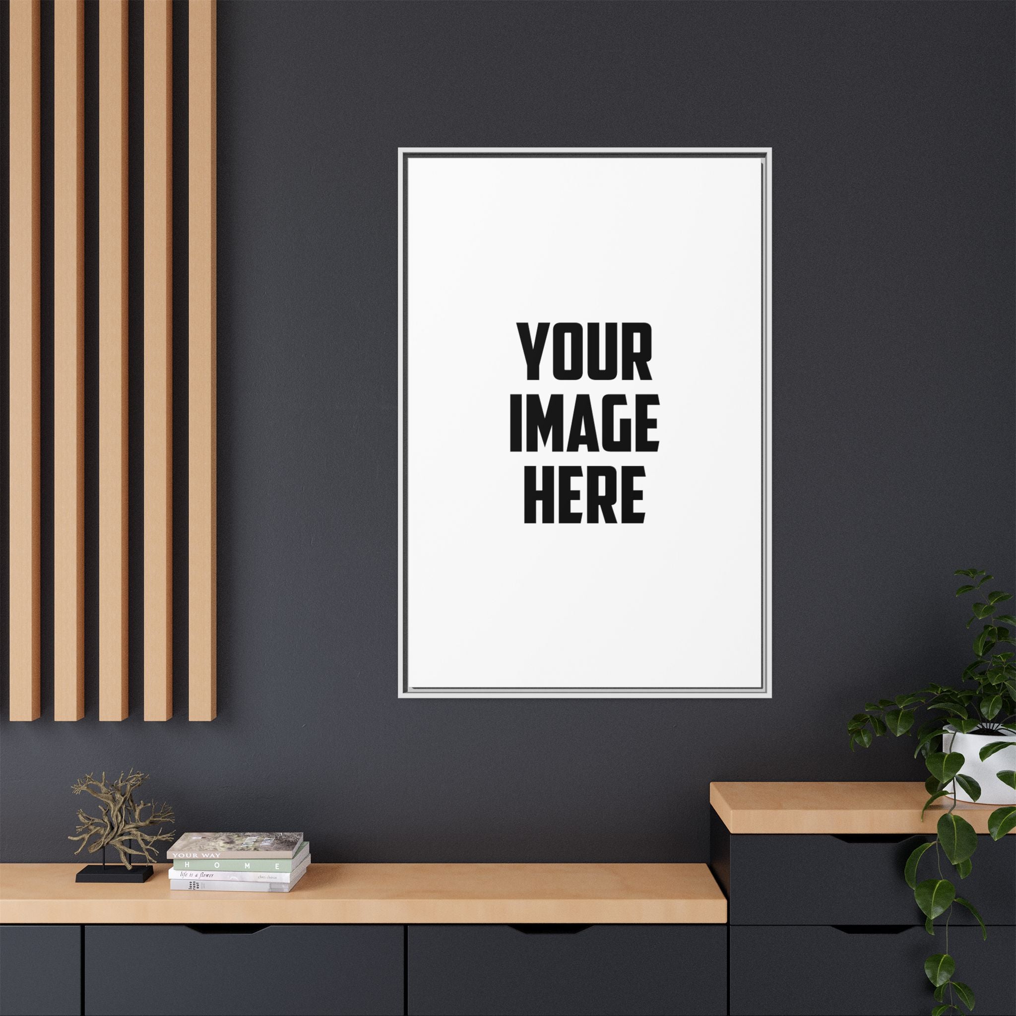 Matte Canvas, Framed (Multi-color)