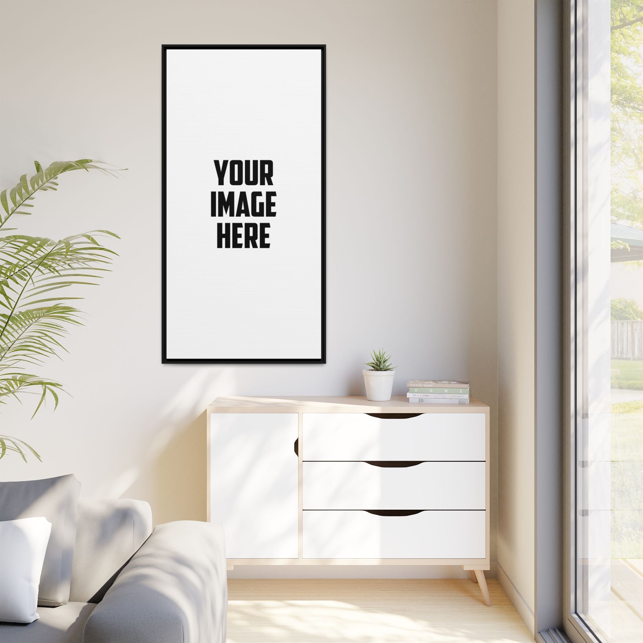Matte Canvas, Framed (Multi-color)