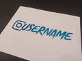 Ocean Holographic Custom Instagram Decal Vinyl Sticker - Rising Sun Decals - Ocean Holographic Custom Instagram Decal Vinyl Sticker