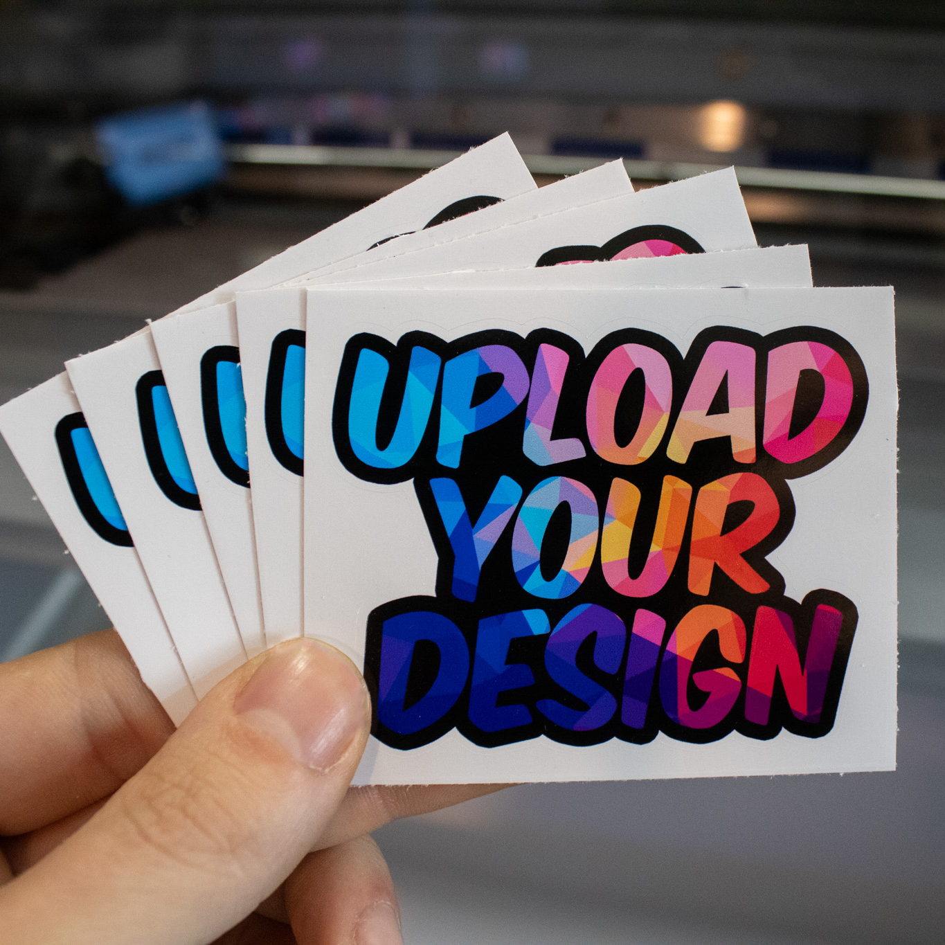 Create Your Own Vinyl Sticker - Upload Your Design