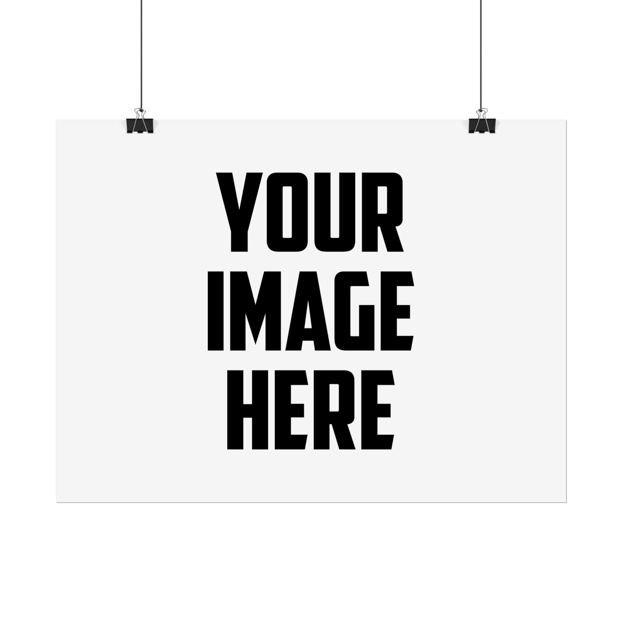 Rolled Poster Print – Custom Your Image Here Wall Art (High‑Quality Rolled Poster)