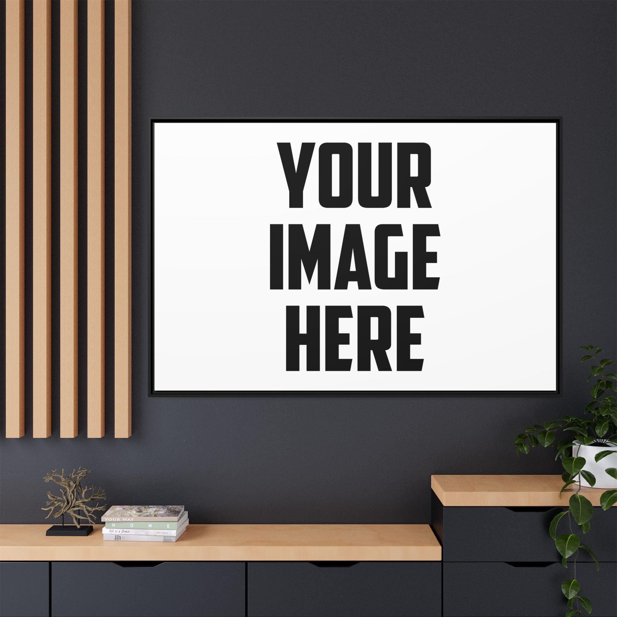 Matte Canvas, Framed (Multi-color)