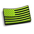 Hi Vis Flag - Hard Hat Decal - Rising Sun Decals - Hi Vis Flag - Hard Hat Decal