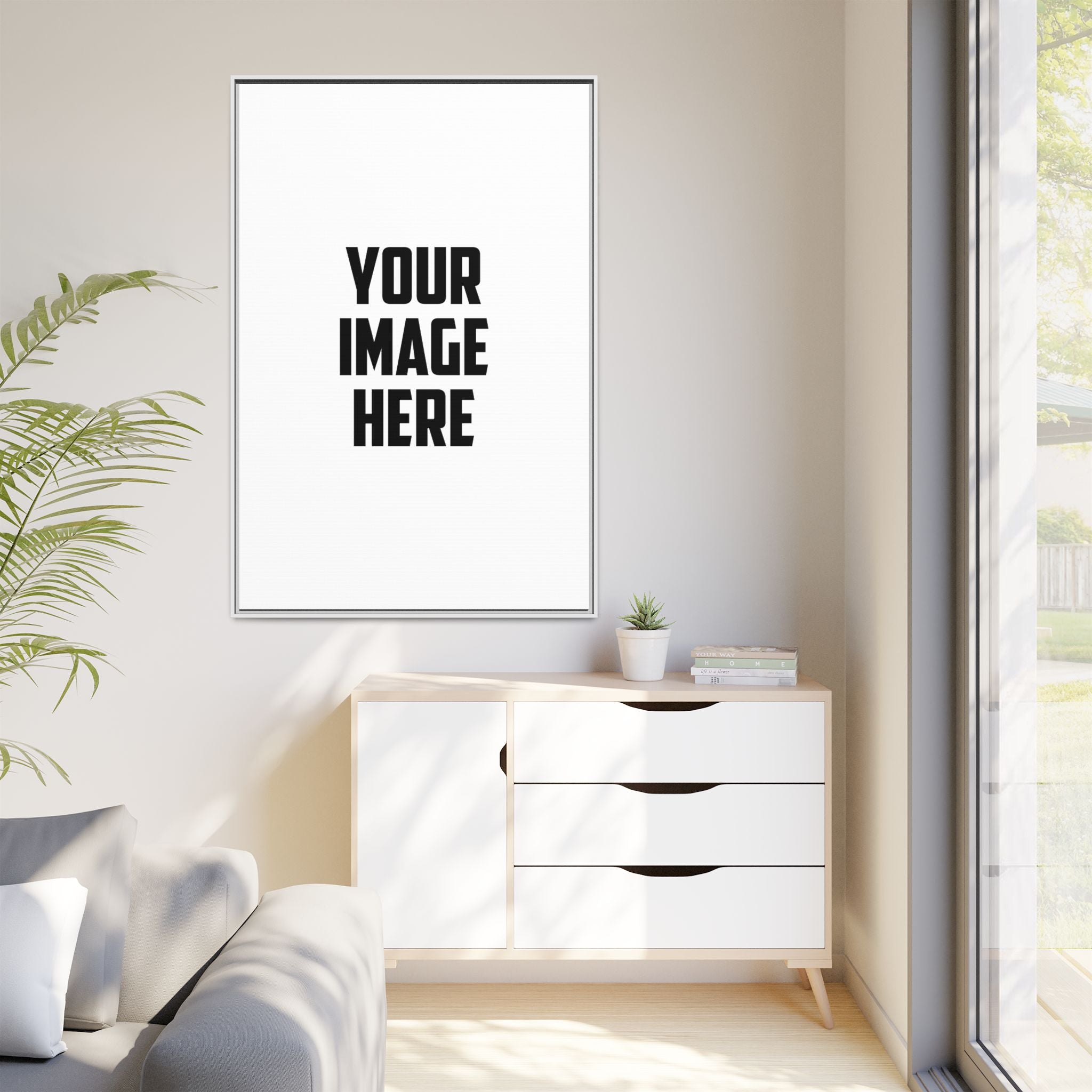Matte Canvas, Framed (Multi-color)