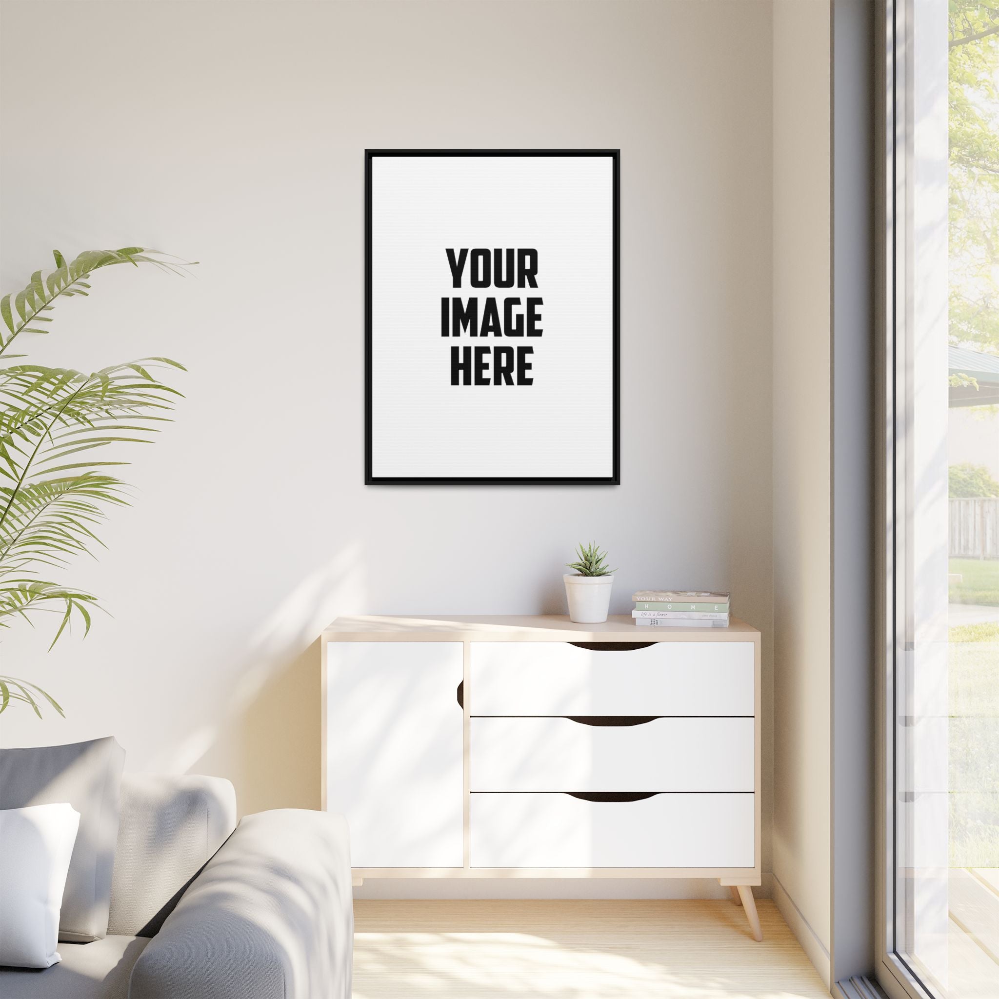 Matte Canvas, Framed (Multi-color)