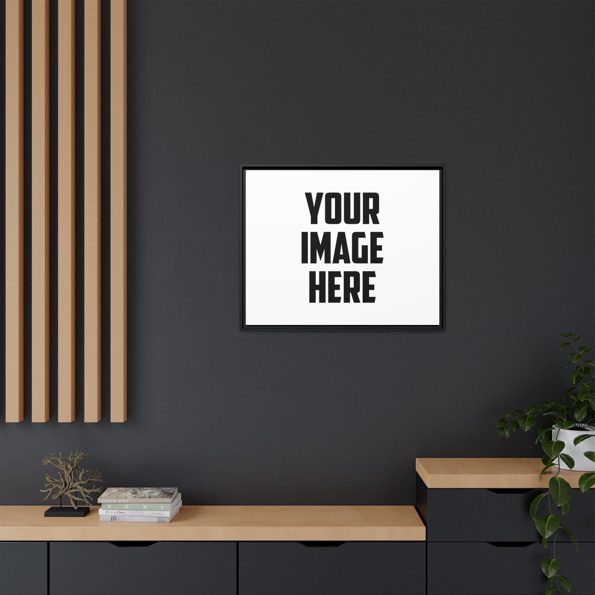 Matte Canvas, Framed (Multi-color)