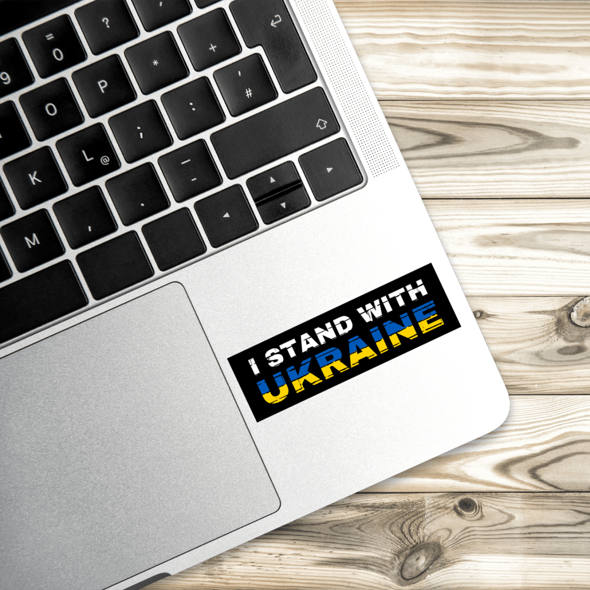 I Stand with Ukraine Sticker | Vinyl | Water - Resistant | 3"x1" | Pro - Ukraine | Support Ukraine | Anti - War | Political Activism Sticker - Rising Sun Decals - I Stand with Ukraine Sticker | Vinyl | Water - Resistant | 3"x1" | Pro - Ukraine | Support Ukraine | Anti - War | Political Activism Sticker
