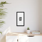 Matte Canvas, Framed (Multi-color)