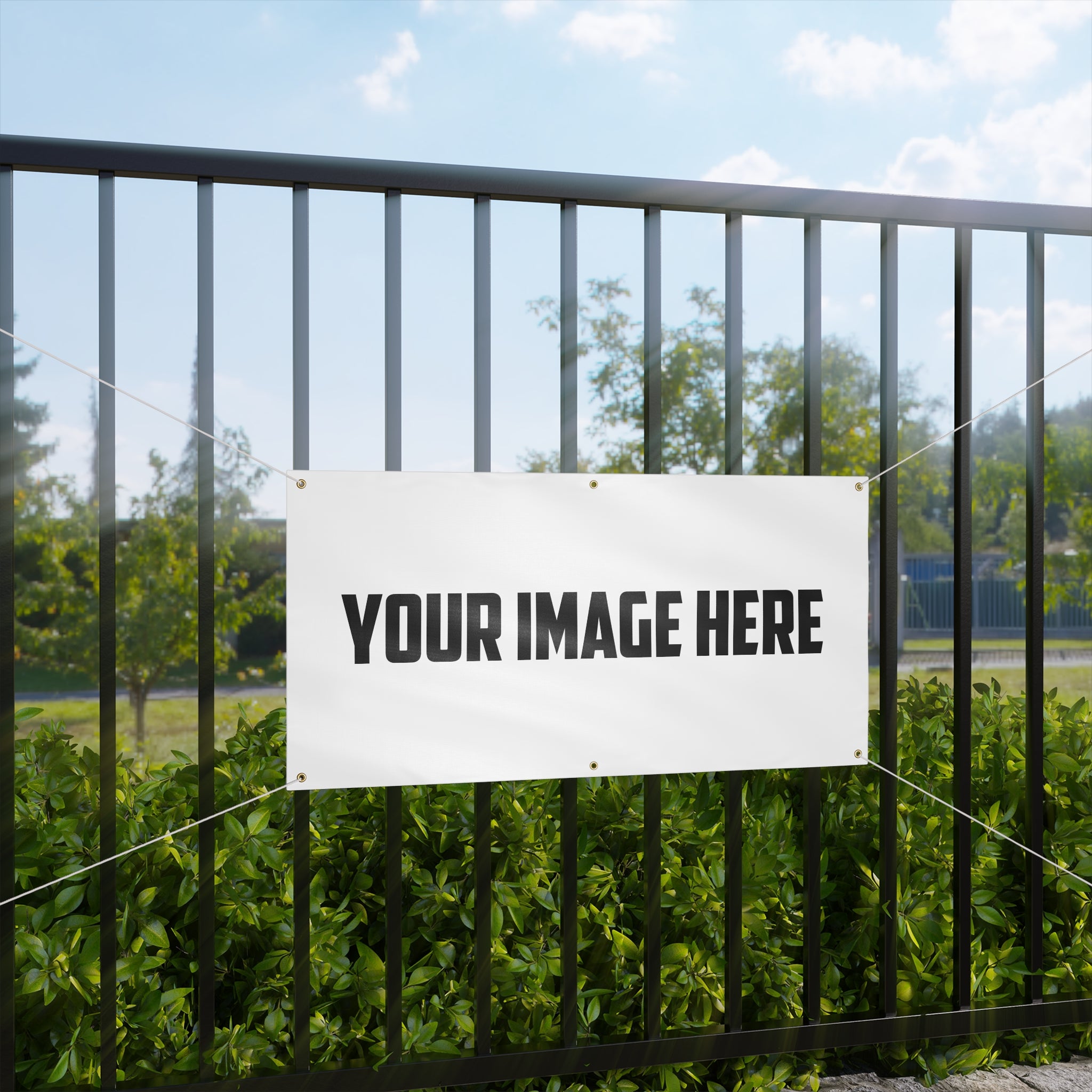 Custom Matte Banner - Personalized Outdoor/Indoor Sign (Your Image Here)