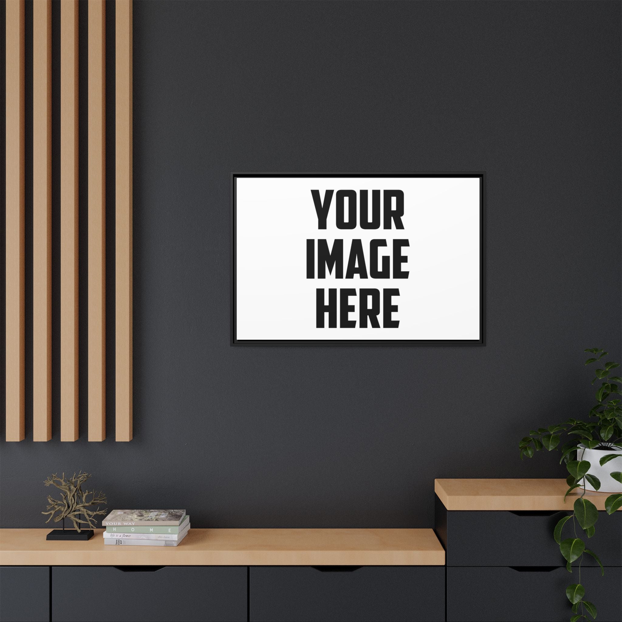 Matte Canvas, Framed (Multi-color)
