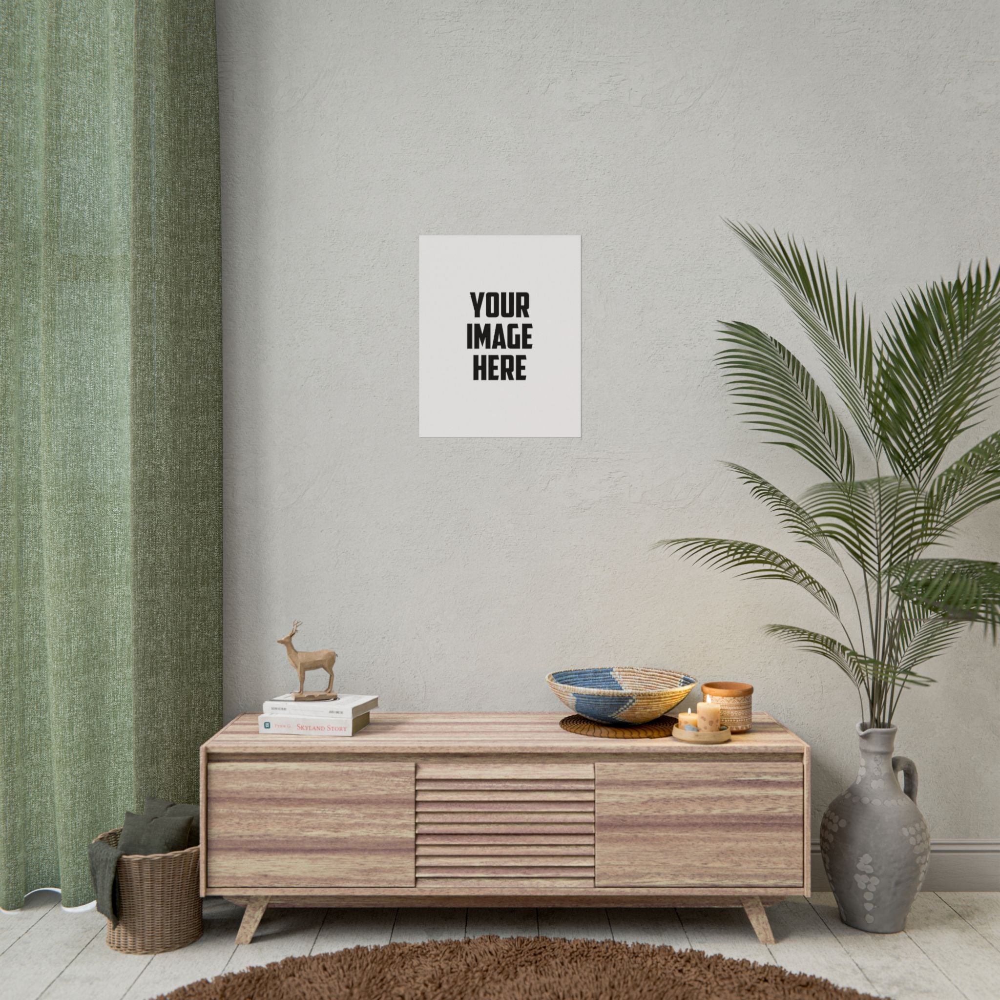 Rolled Poster Print – Custom Your Image Here Wall Art (High‑Quality Rolled Poster)