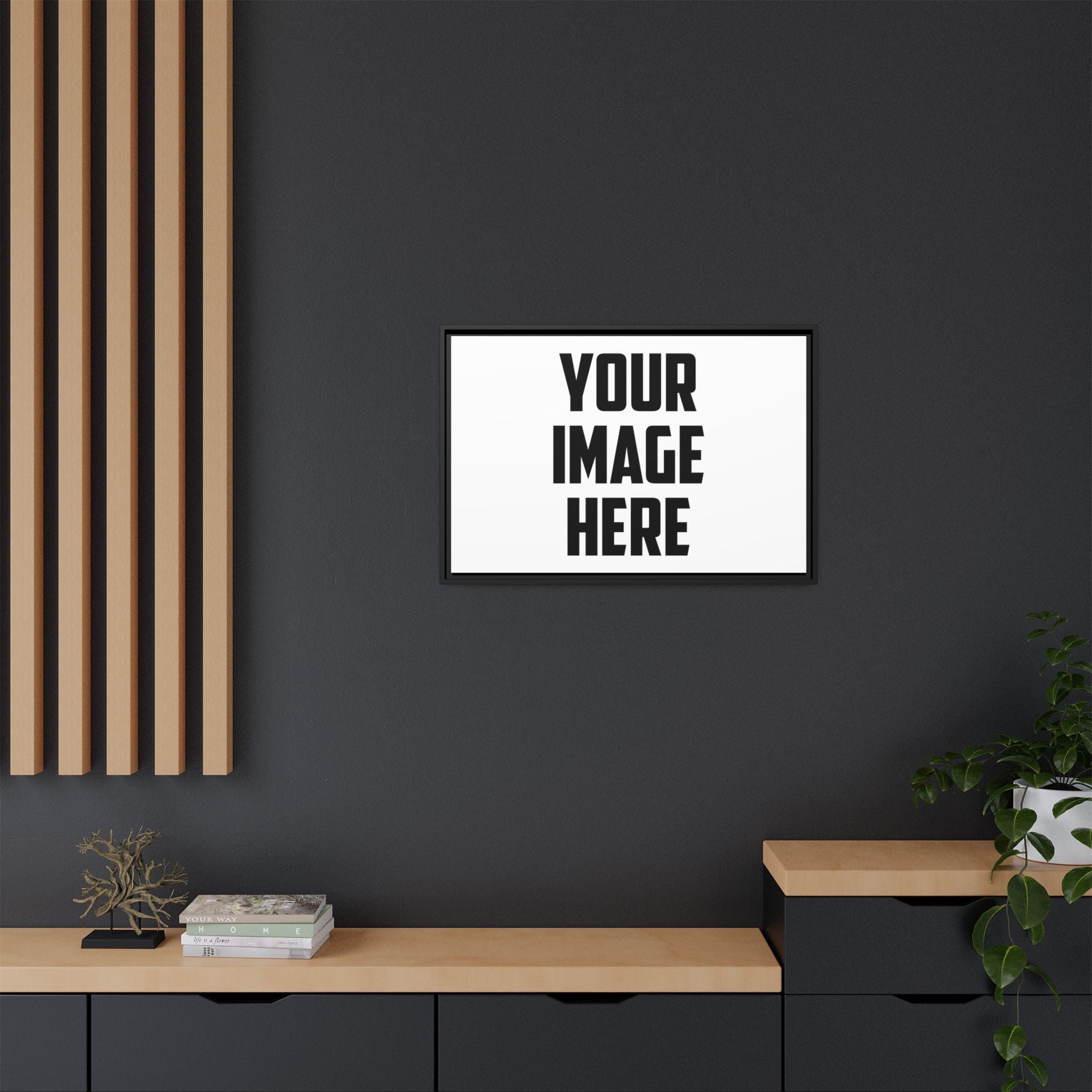 Matte Canvas, Framed (Multi-color)