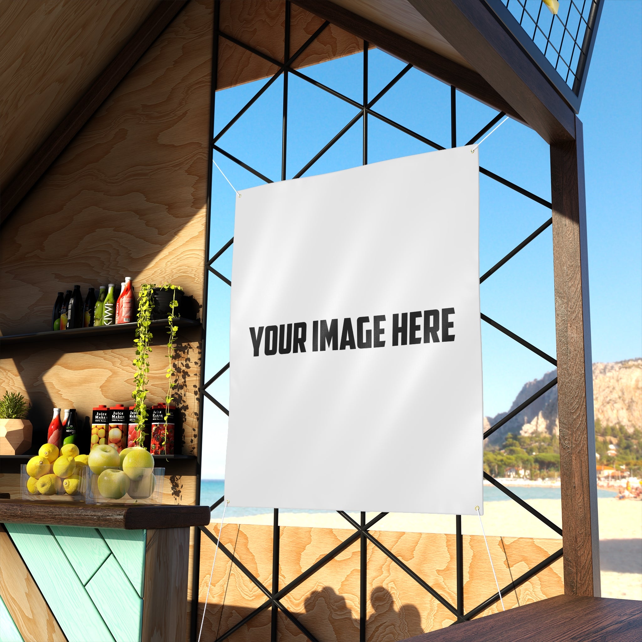 Custom Matte Banner - Personalized Outdoor/Indoor Sign (Your Image Here)