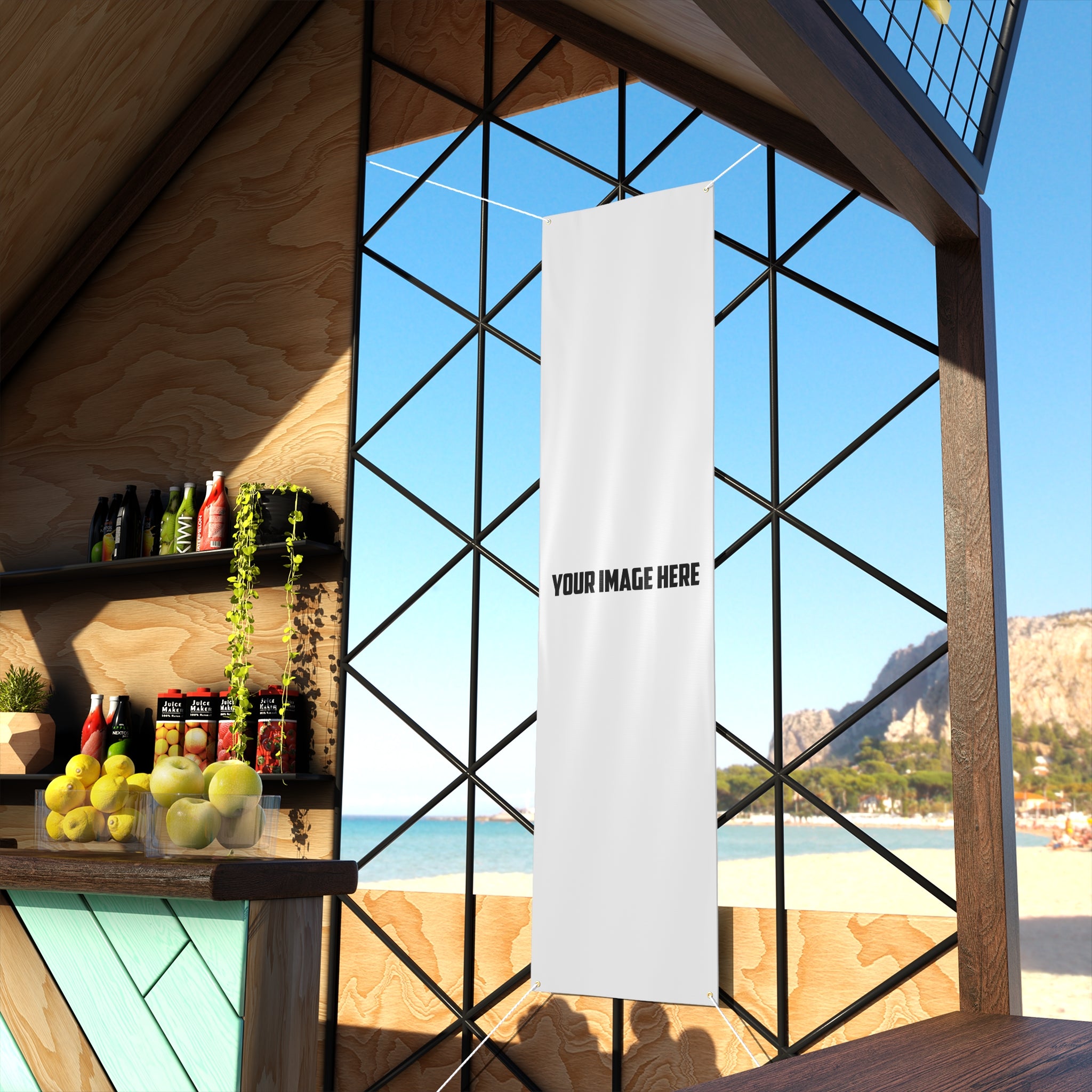 Custom Matte Banner - Personalized Outdoor/Indoor Sign (Your Image Here)