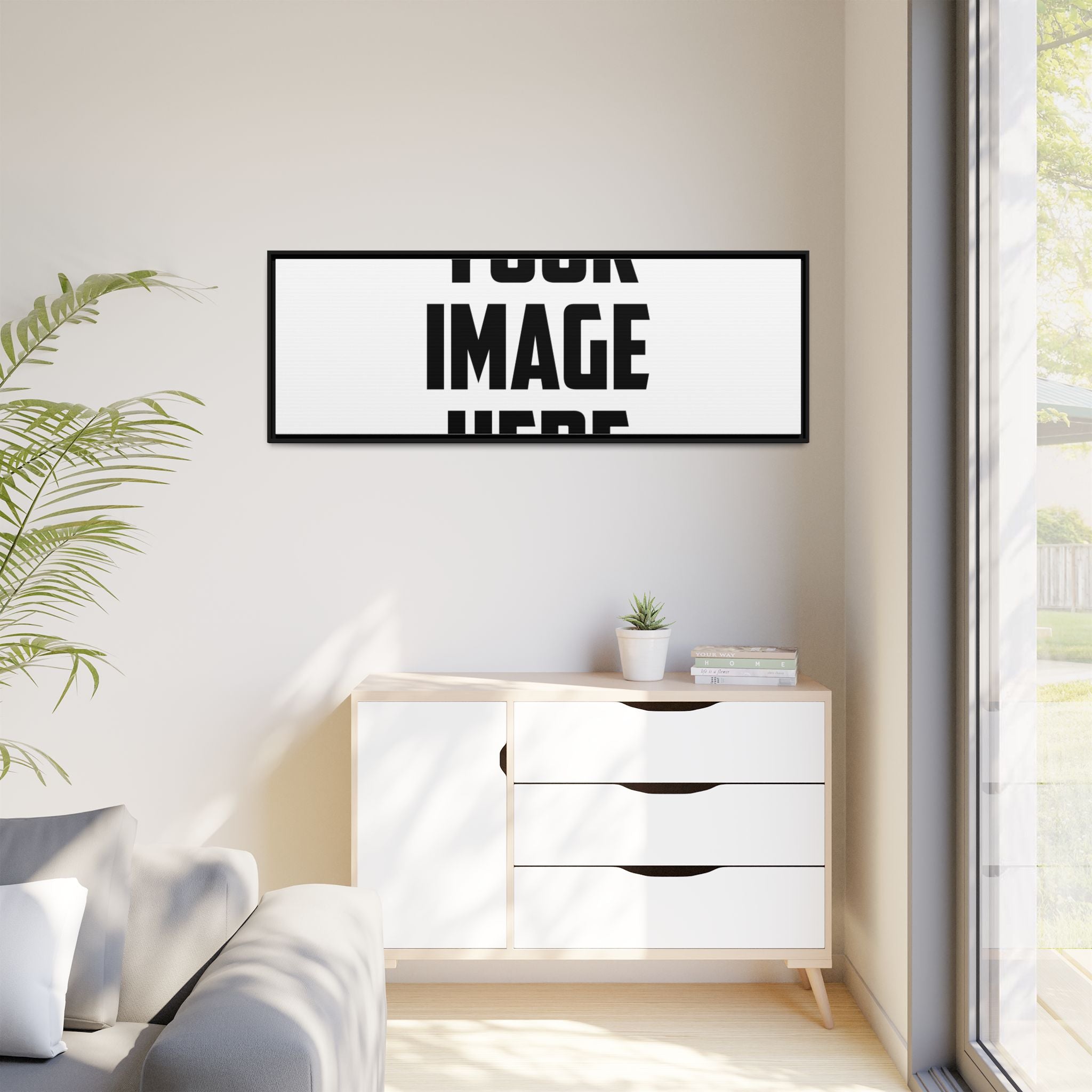 Matte Canvas, Framed (Multi-color)