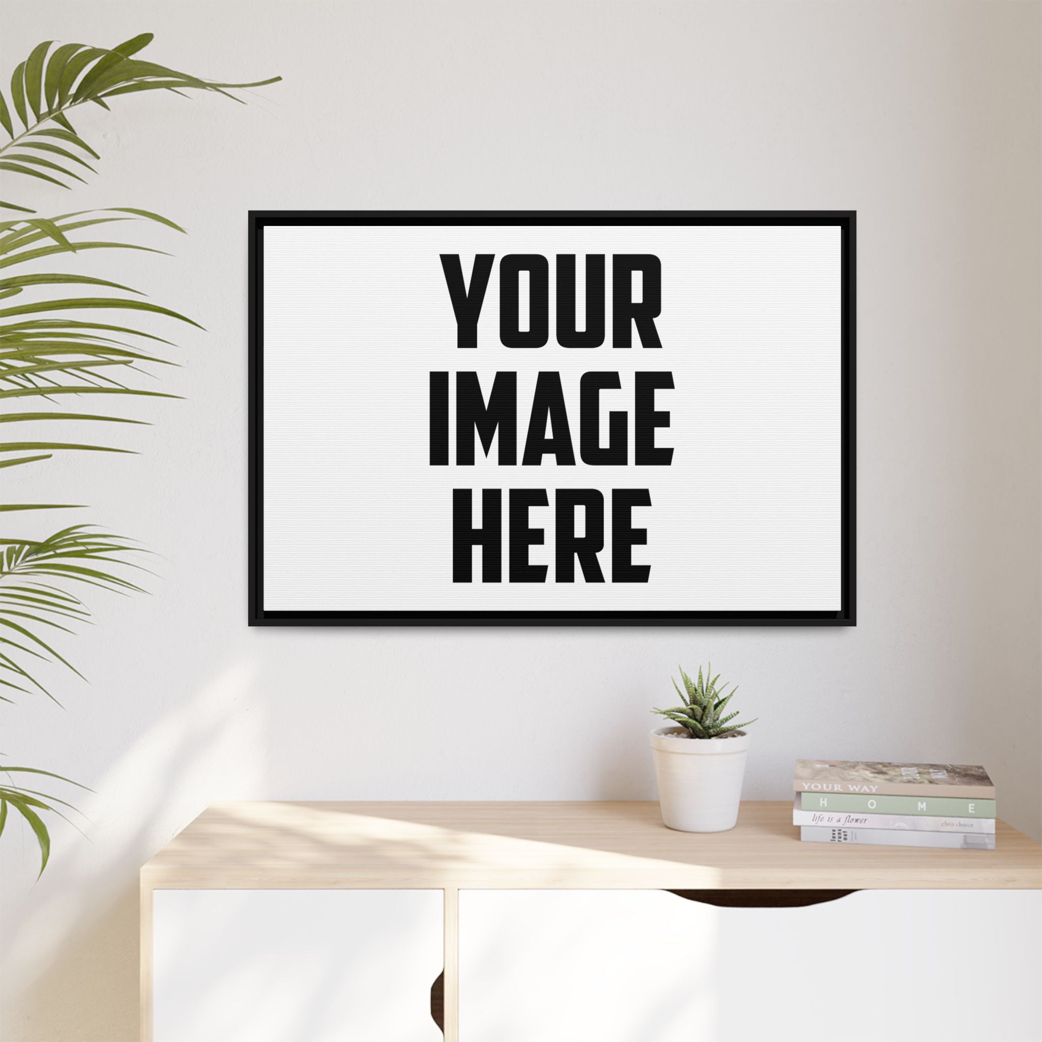 Matte Canvas, Framed (Multi-color)