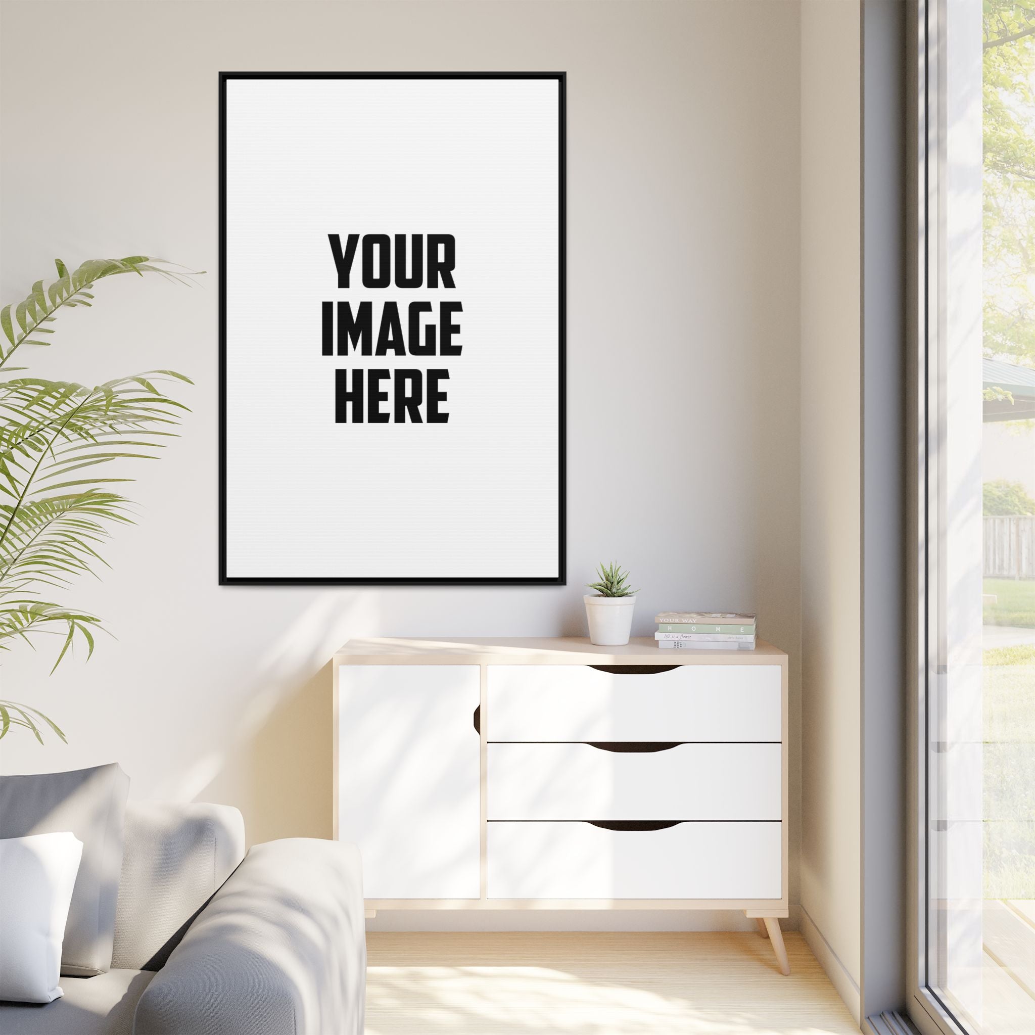 Matte Canvas, Framed (Multi-color)