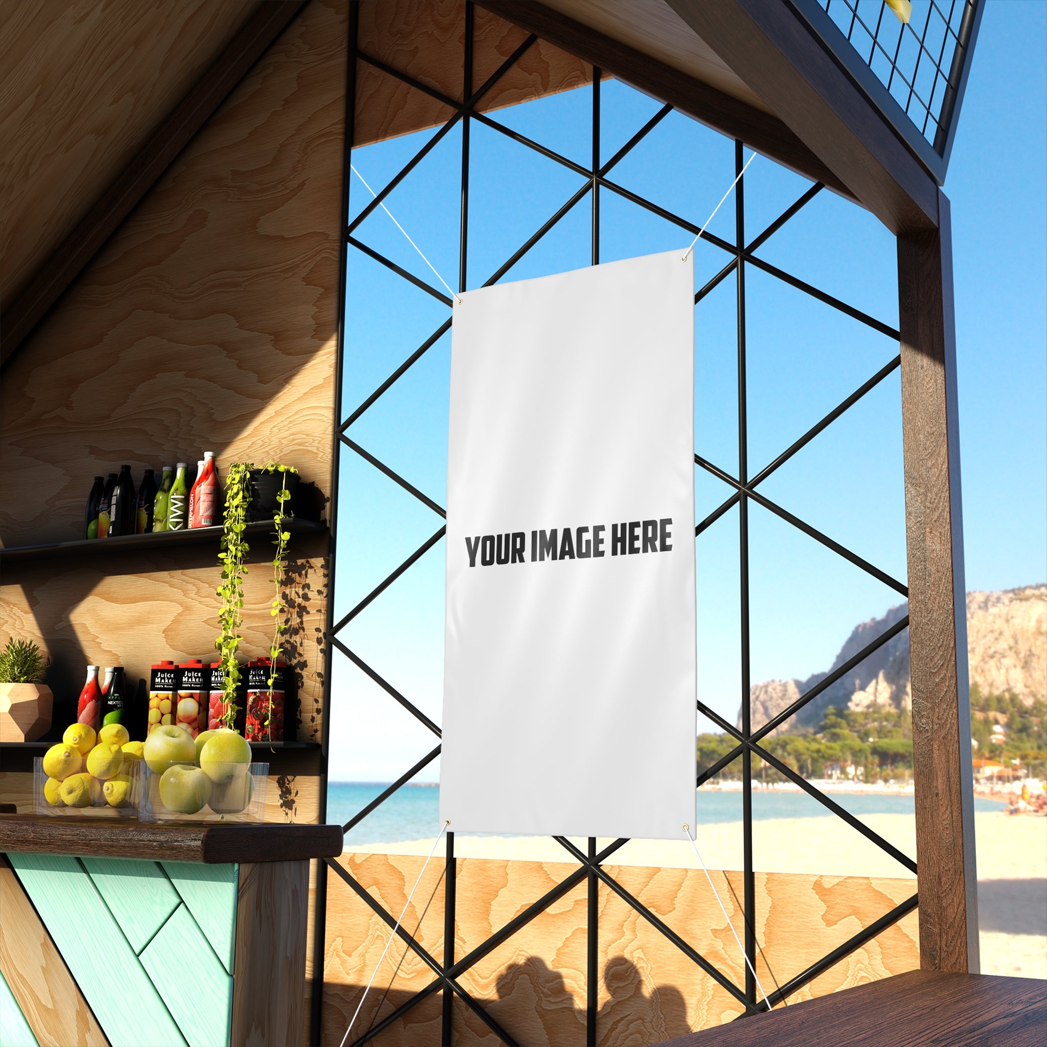 Custom Matte Banner - Personalized Outdoor/Indoor Sign (Your Image Here)