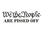 We The People Patriotic Decal – Political Protest Vinyl Sticker for Cars & Windows – 7992 - Rising Sun Decals - We The People Patriotic Decal – Political Protest Vinyl Sticker for Cars & Windows – 7992