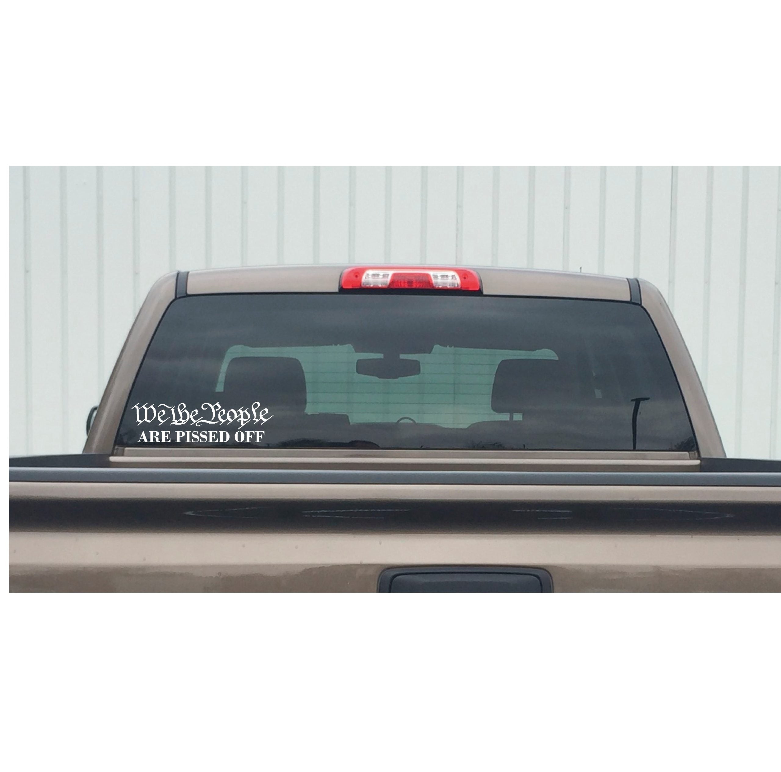 We The People Patriotic Decal – Political Protest Vinyl Sticker for Cars & Windows – 7992