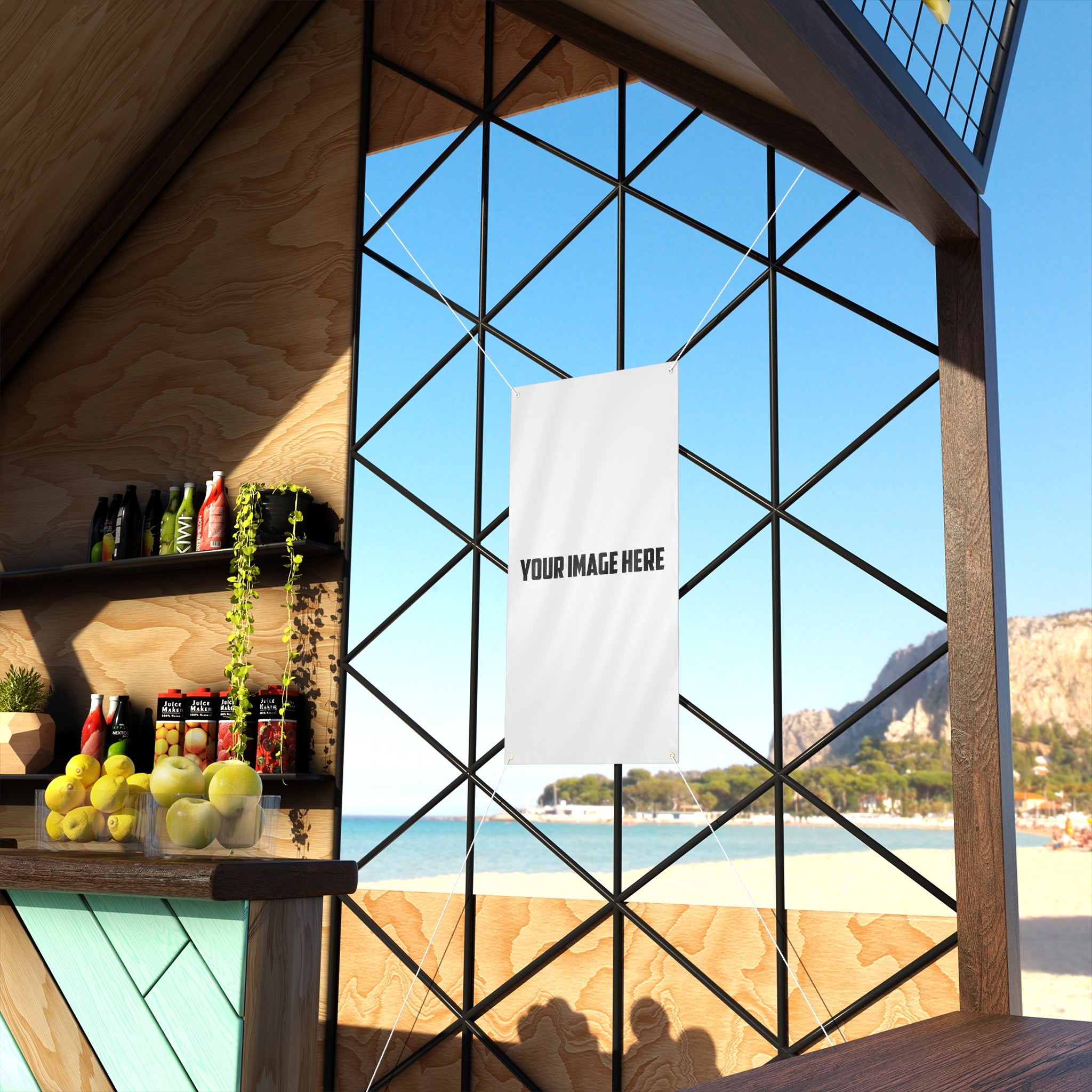 Custom Matte Banner - Personalized Outdoor/Indoor Sign (Your Image Here)