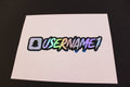 Custom Silver Holographic Snapchat Name Decal W/ Background - Rising Sun Decals - Custom Silver Holographic Snapchat Name Decal W/ Background